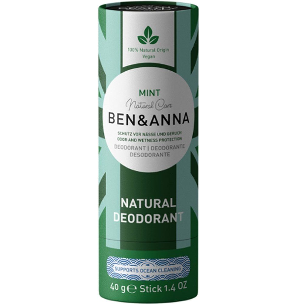 Ben & Anna Körperbutter Deo-Stick Mint, 40 g
