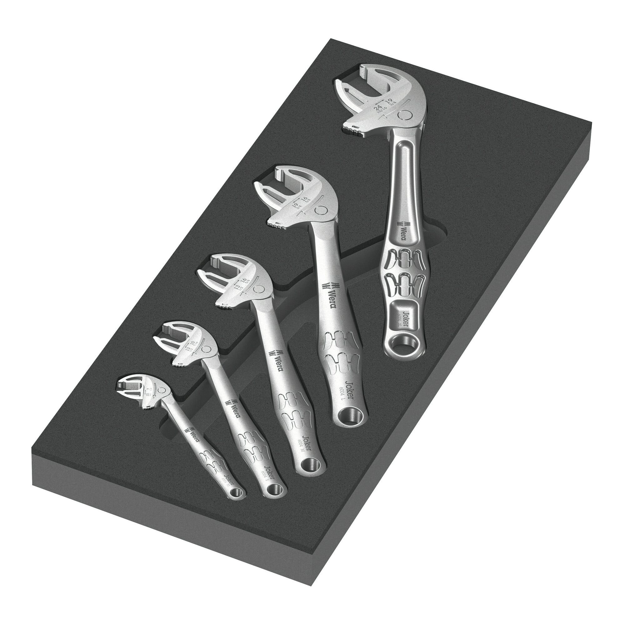 Wera Zangenset Wera 9732 Schaumstoffeinlage 6004 Joker Set 1, 5-teilig