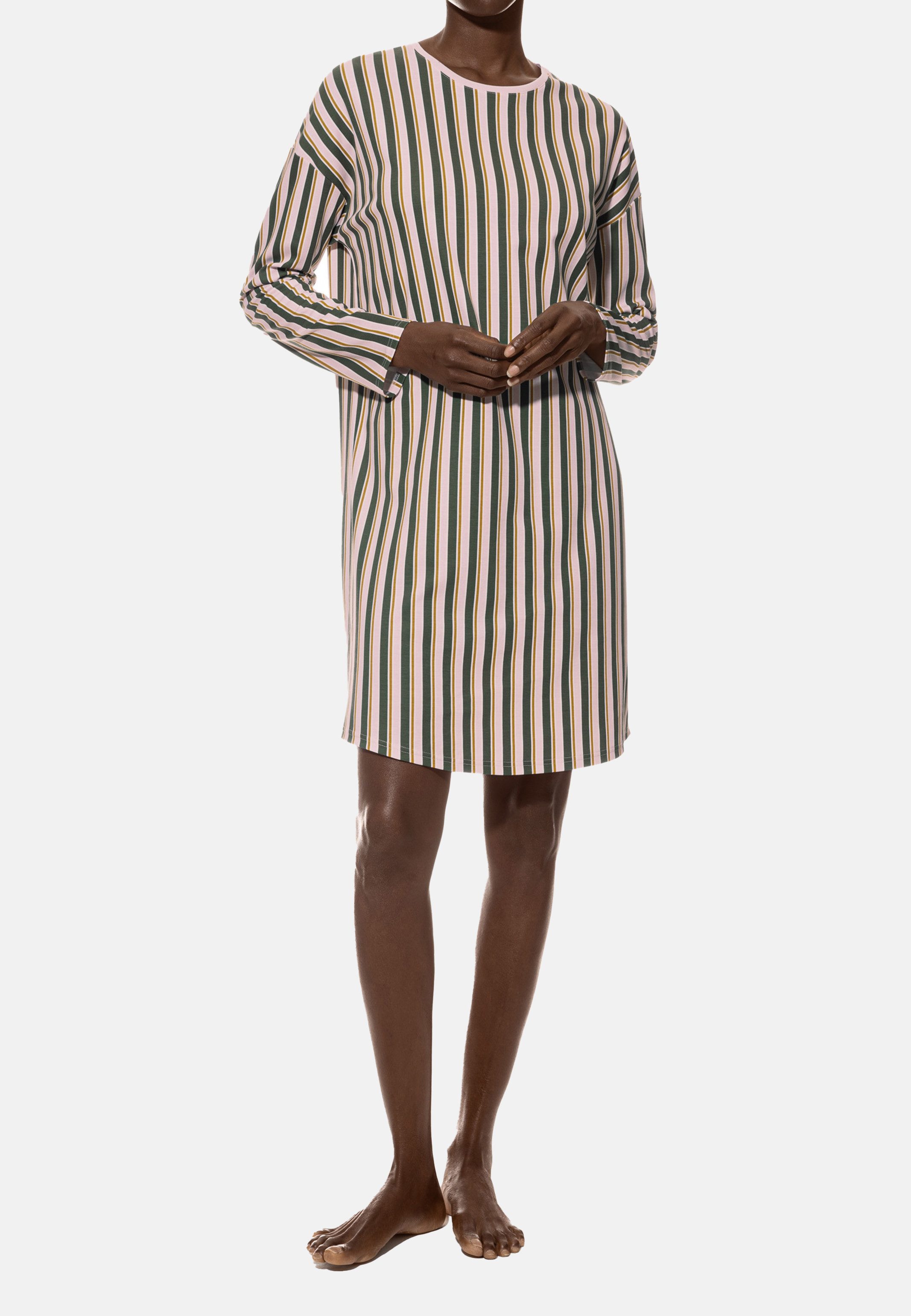 Mey Nachthemd Vivid Stripes (1-tlg) Nachthemd - Baumwolle - Atmungsaktiv