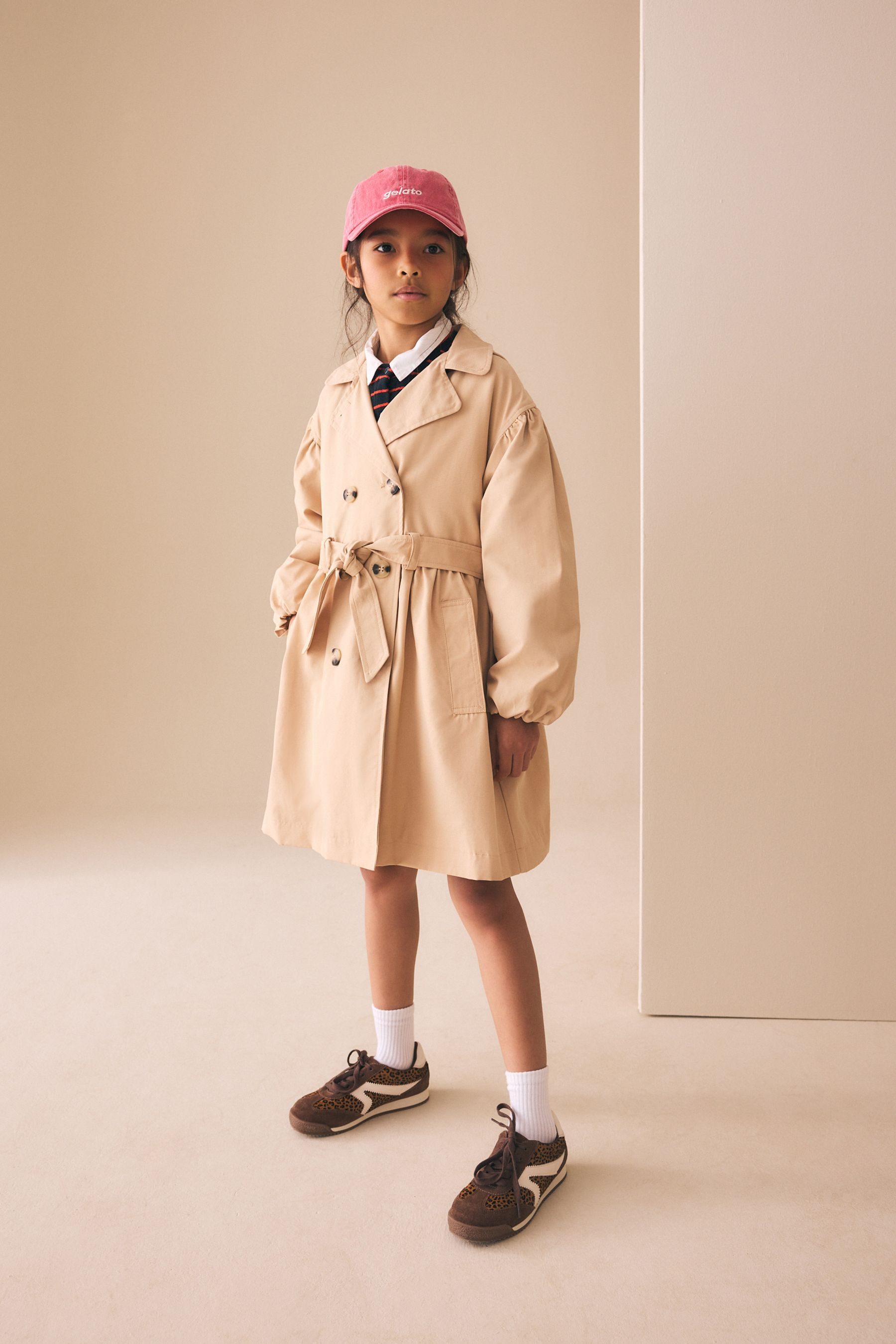 Next Skijacke Trenchcoat mit Rock (1-St)