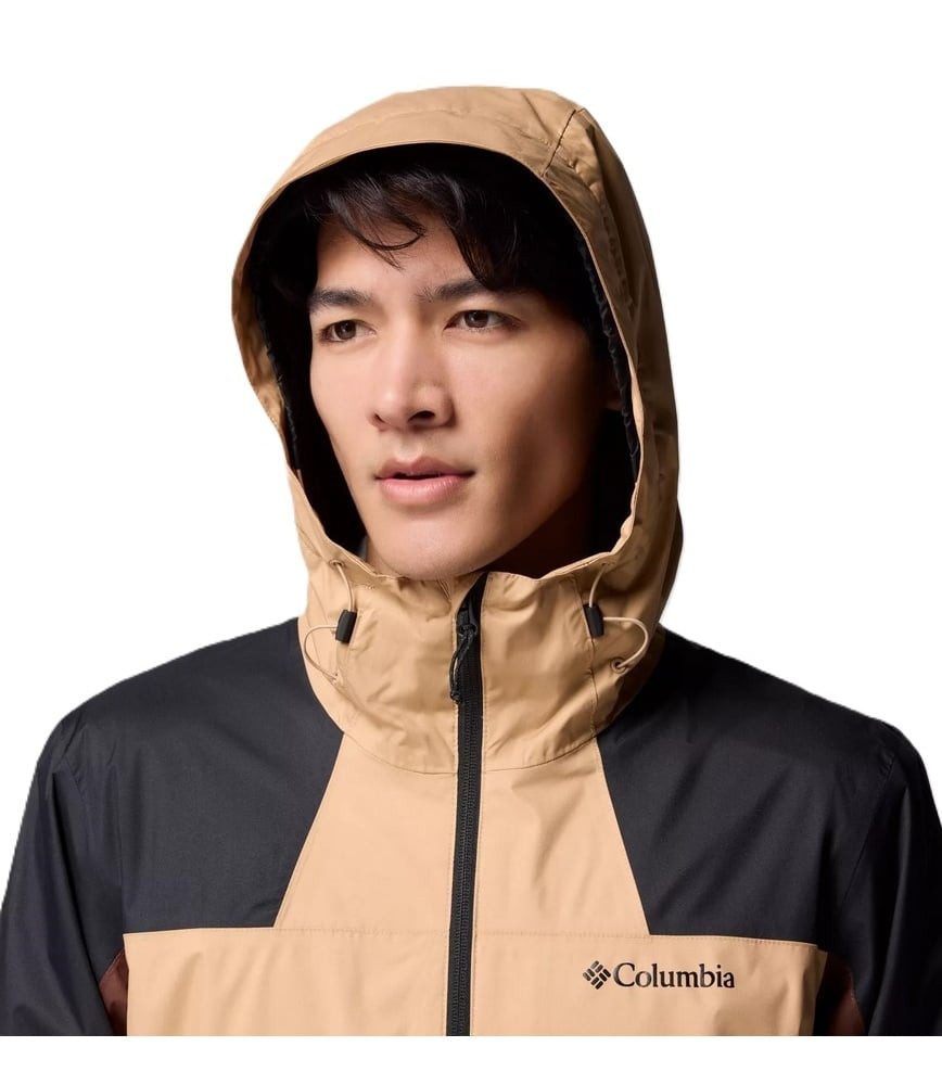 Columbia Regenjacke Inner Limits III (Omni-Tech) hellbraun/schwarz Herren