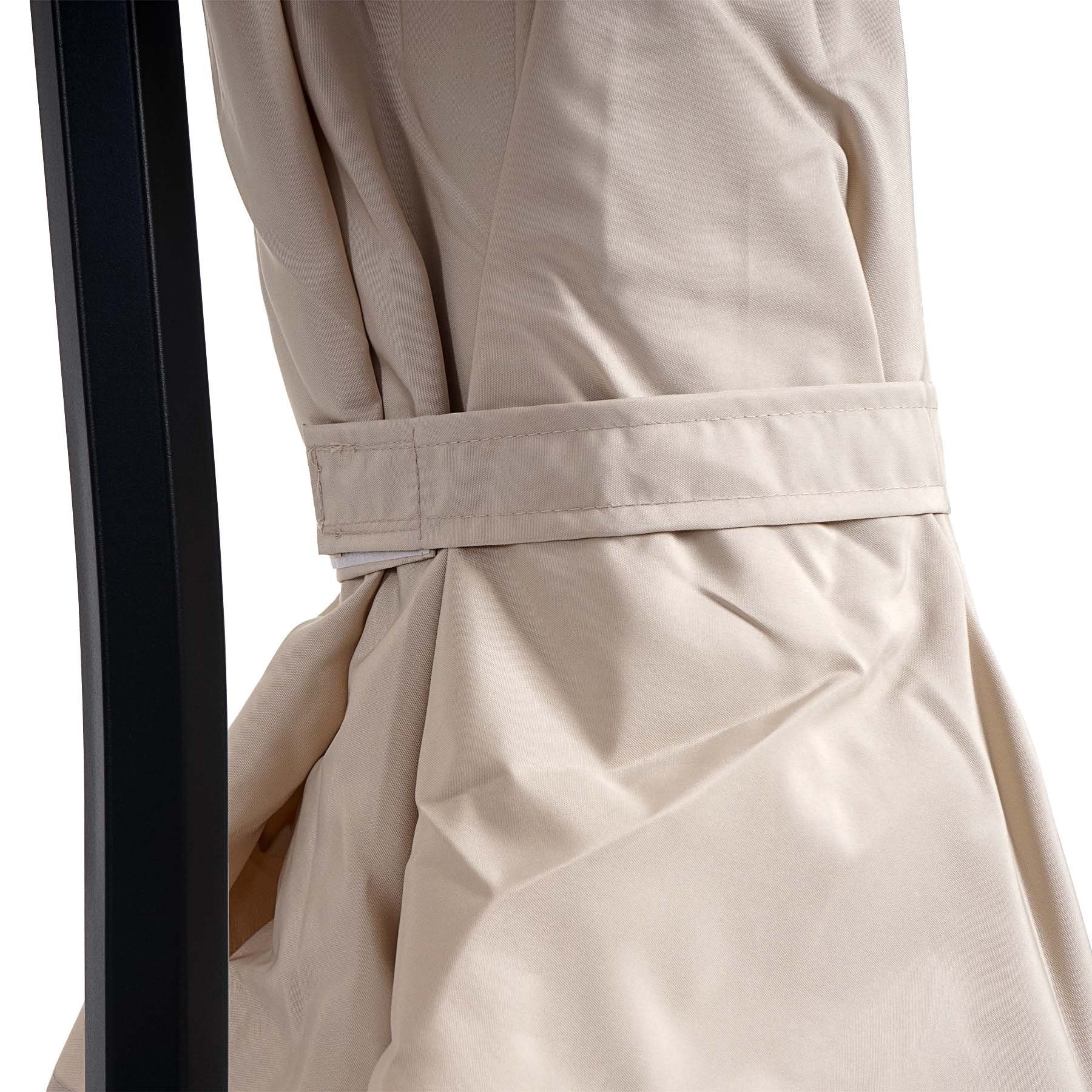 MCW Ampelschirm MCW-D14, Witterungsfest und regenbeständig, integrierte Windhaube