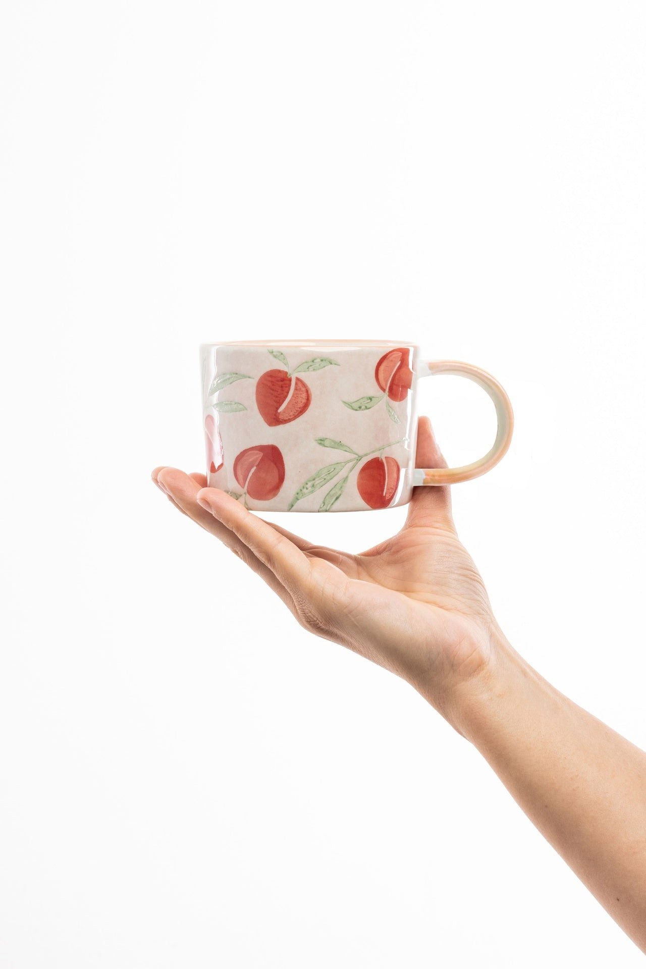 Tranquillo Tasse aus Steinzeug VINTAGE GARDEN red 300ml groß spülmaschinengeeignet