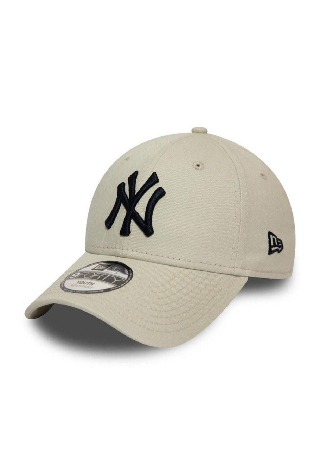 New Era Baseball Cap New York Yankees MLB League Essential Beige Verstellbare 9Forty Cap fü (1-St)
