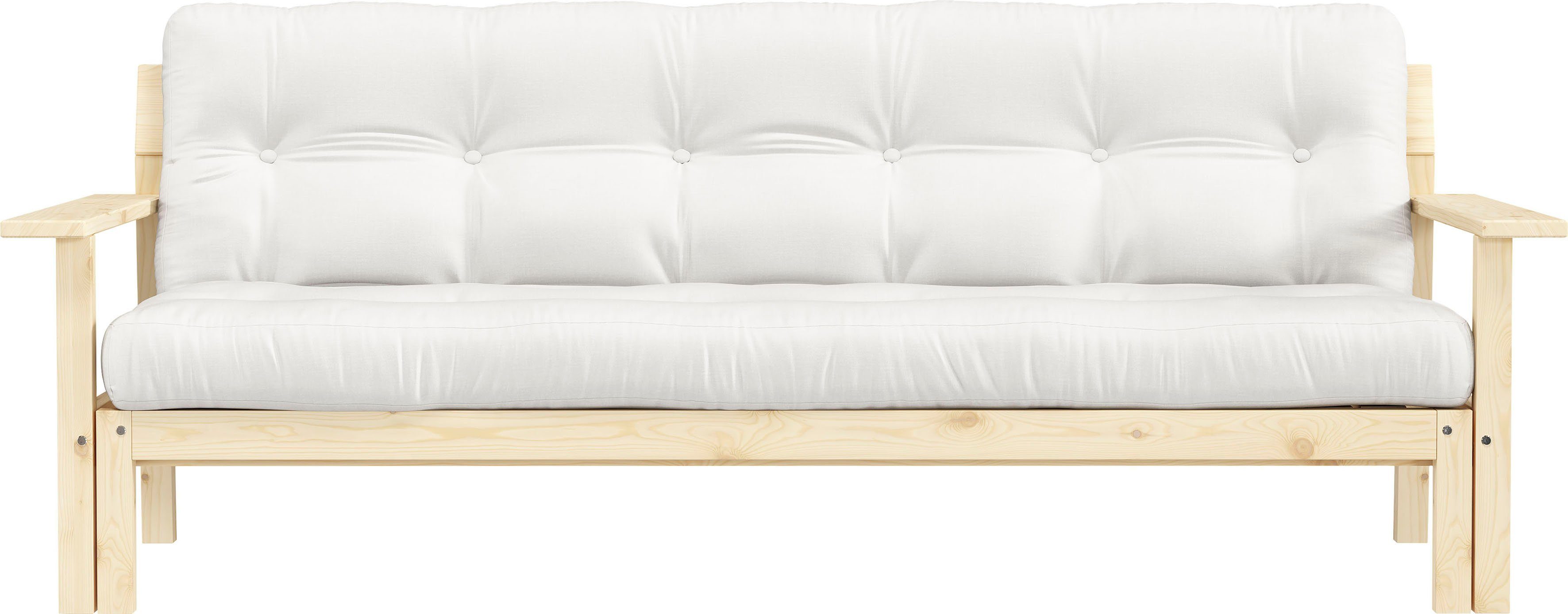 Karup Design Schlafsofa Unwind, Mit Holzstruktur, inkl. Futonmatratze, Liegefläche 130x190 cm
