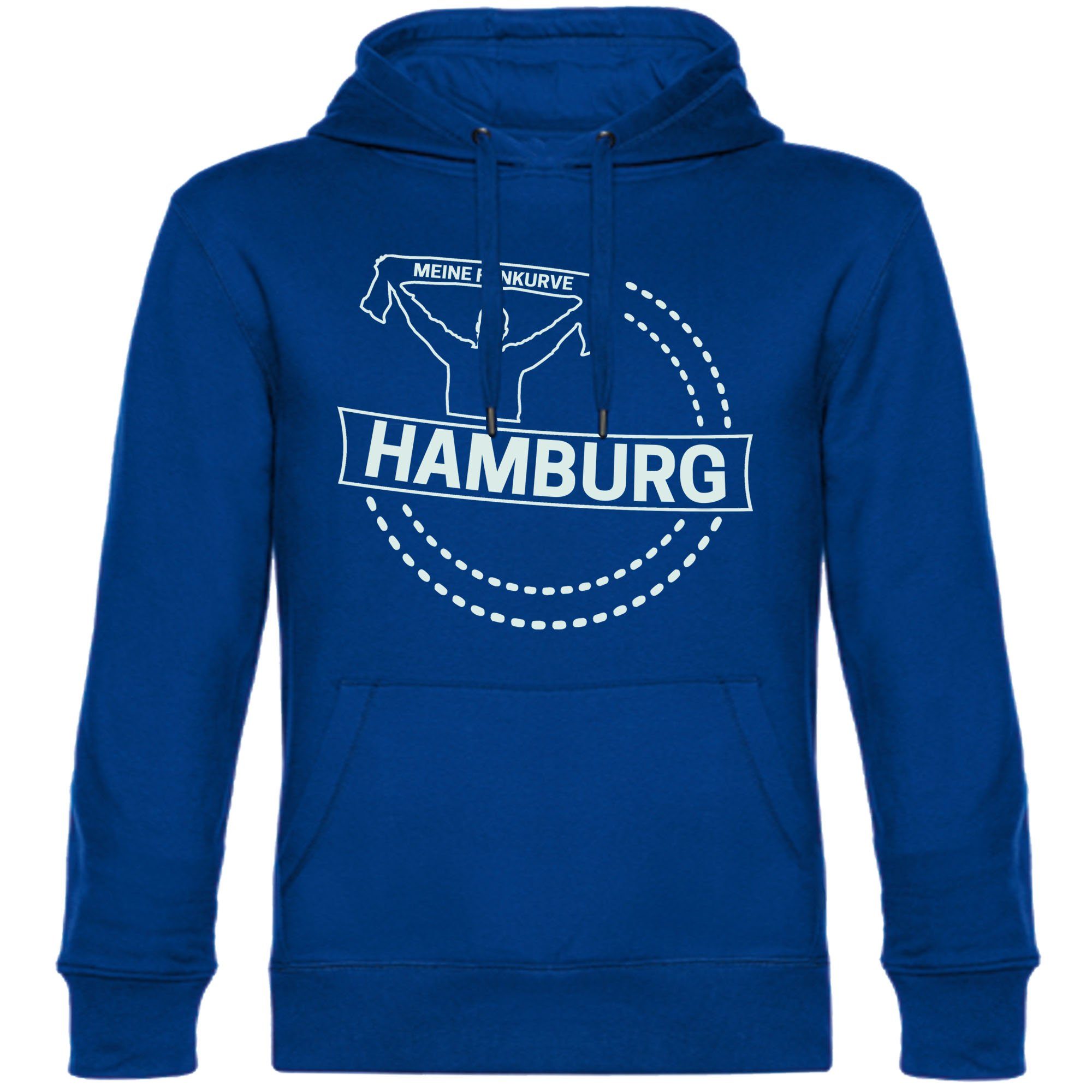 multifanshop Kapuzensweatshirt Hamburg - Meine Fankurve - Hoodie