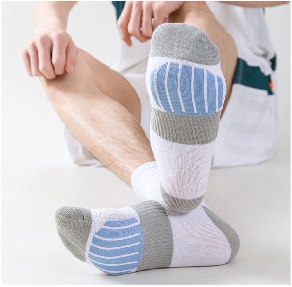 und Dekorative Sneakersocken Frauen, Weiß Paar 5 Socken für Socken (5-Paar) Männer Mid-Tube Sportsocken,