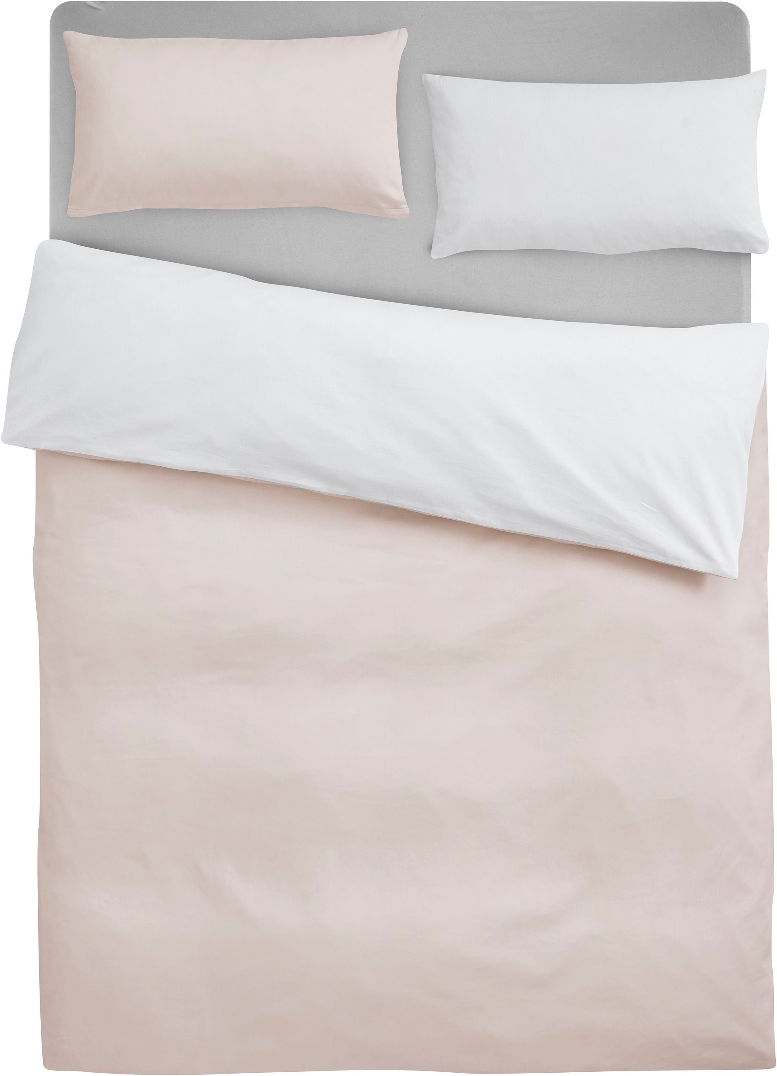 OTTO home Bettwäsche Mila2, Mako-Satin, 2 teilig, Mako-Satin aus 100% Baumwolle, Größe ab 135x200 cm – Bild 2 von 5