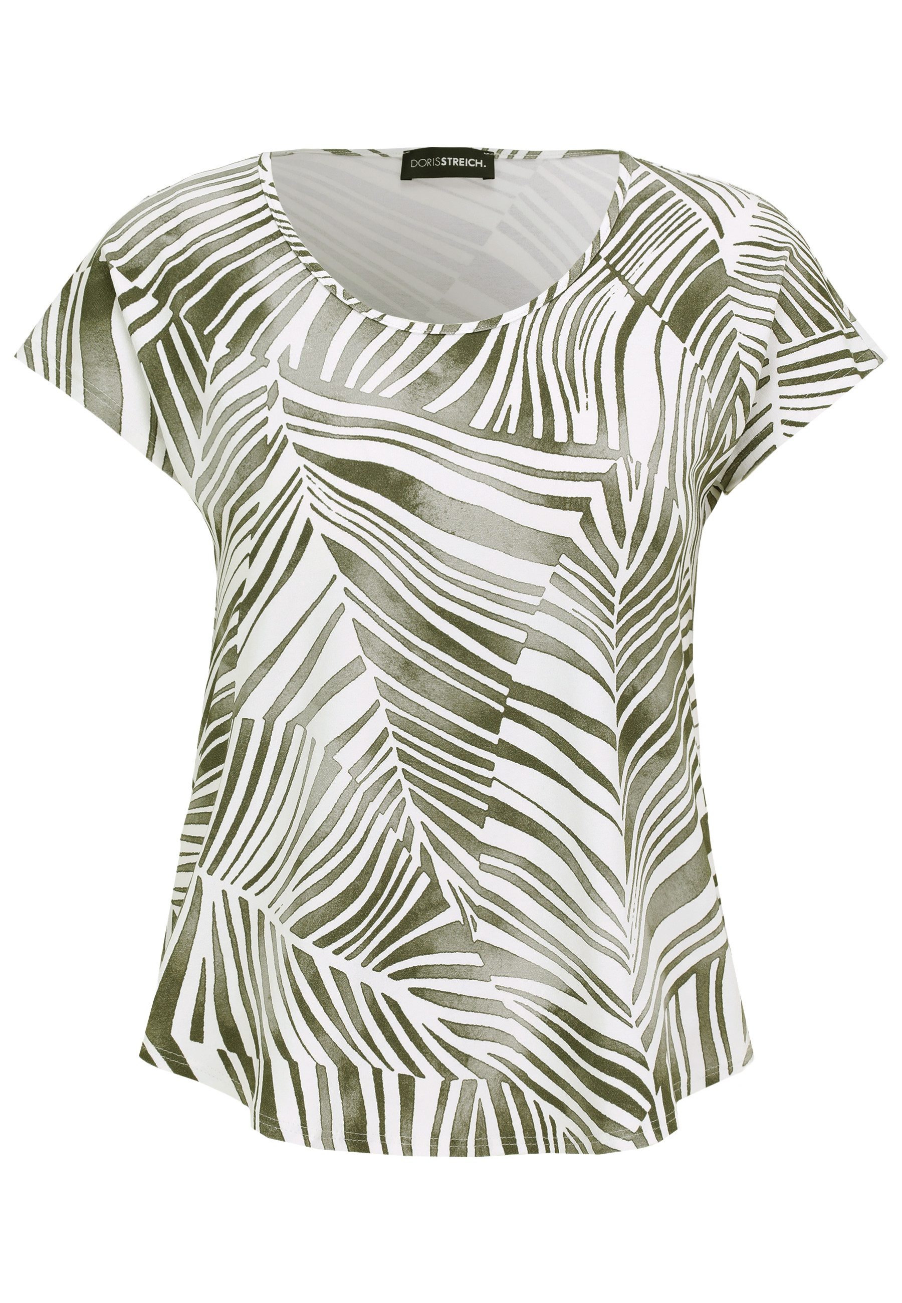 Doris Streich T-Shirt mit abgerundetem Saum günstig online kaufen