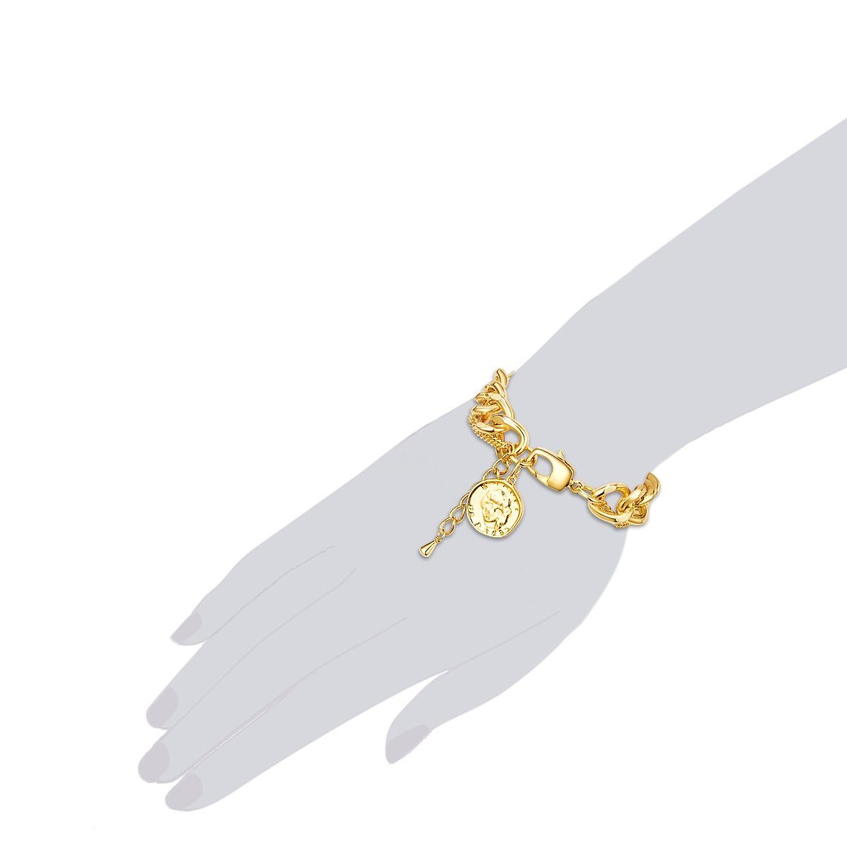 Lulu & Jane Armband gelbgold günstig online kaufen