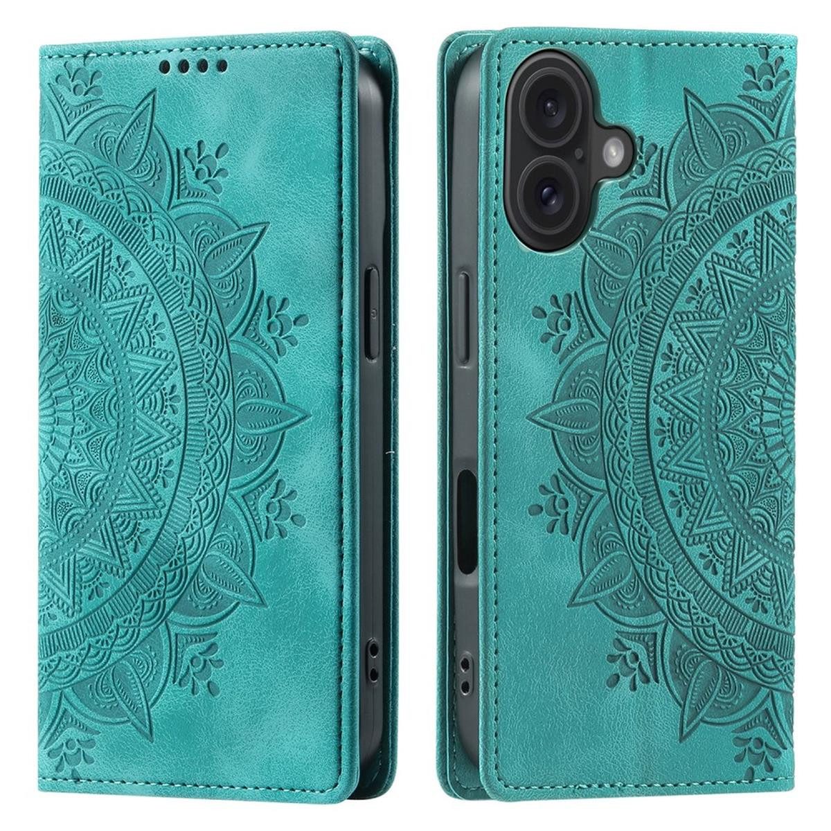 CoverKingz Handyhülle Hülle für Apple iPhone 17 Handyhülle Flip Case Cover Tasche Etui, Mandala