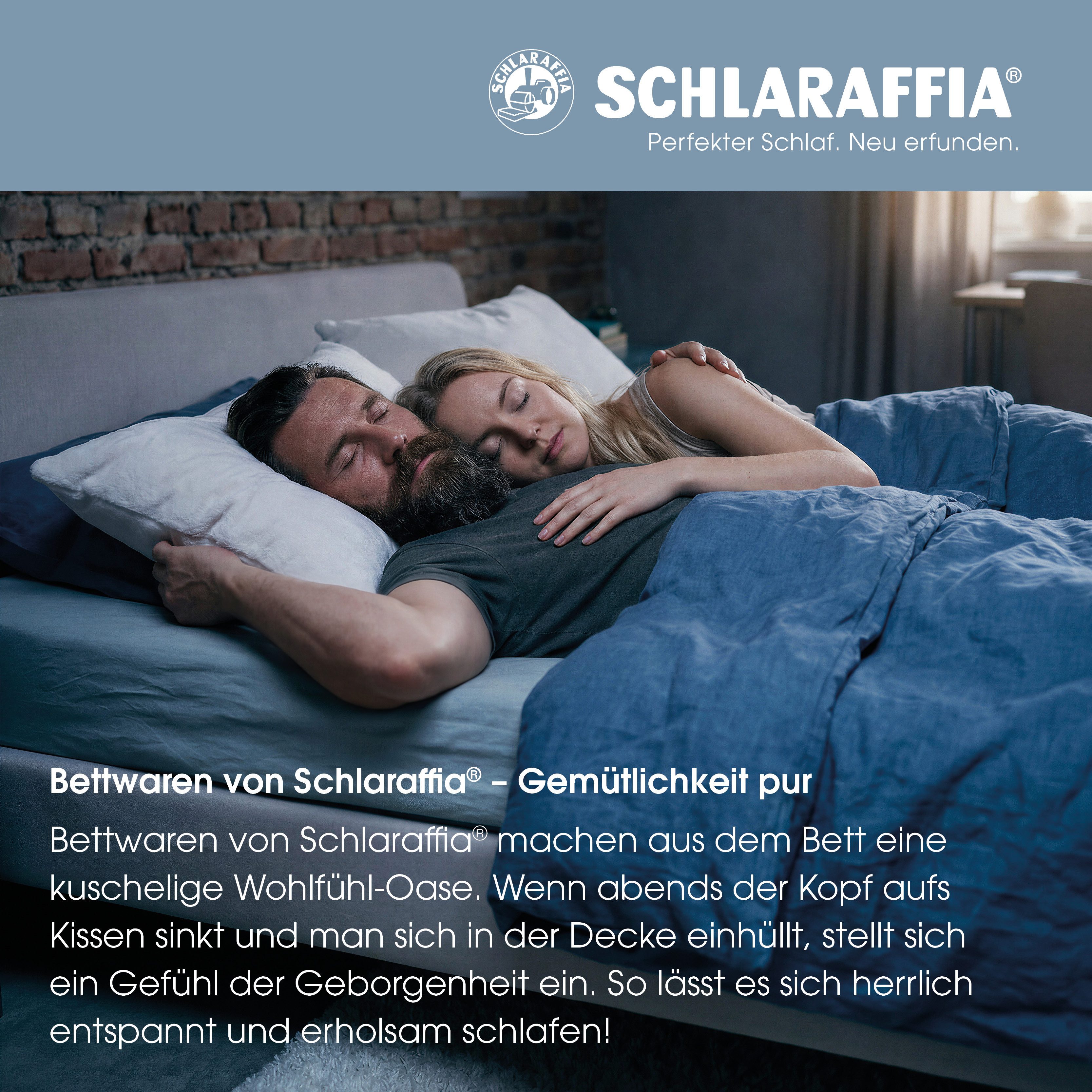 Schlaraffia Kopfkissen IVORY, Allergikerfreundlich, NEUHEIT, Füllung: 100 % SCHLARAFFIA® Fill Polyester-Markenhohlfaser, Bezug: 100 % Baumwoll-Satin, Seitenschl – Bild 5 von 5
