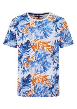 Paddock's Kurzarmshirt Rundhalsshirt mit sommerlichem Print