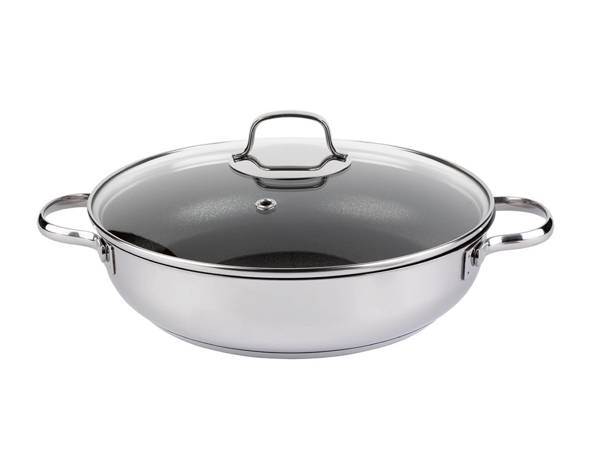 Ernesto Servierpfanne ERNESTO Brat-/Servierpfanne Pfanne Bratpfanne Ø28 cm Edelstahl mit