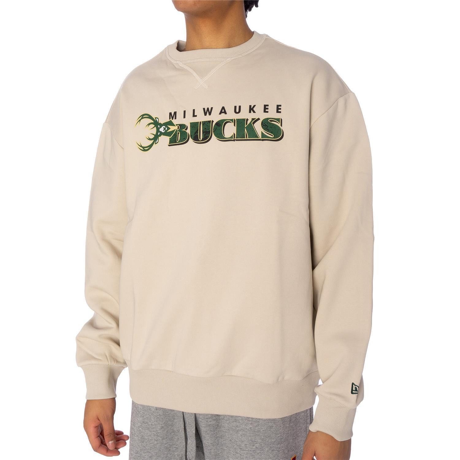 New Era Sweater Sweatpulli New Era NBA Milwaukee Bucks (1-tlg) "Milwaukee Bucks" Logo auf der Vorderseite