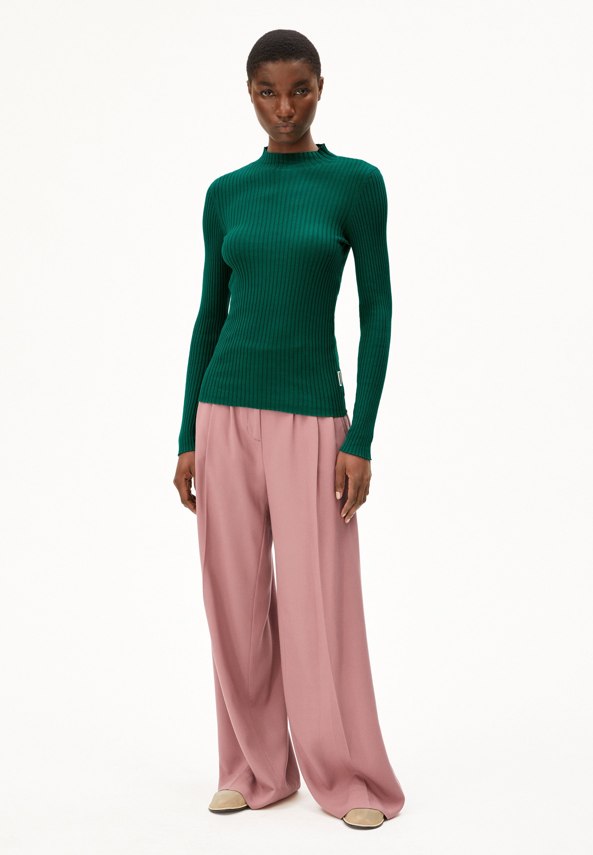 Armedangels Strickpullover ALAANIA Pullover Slim Fit aus Bio-Baumwolle Fitt günstig online kaufen