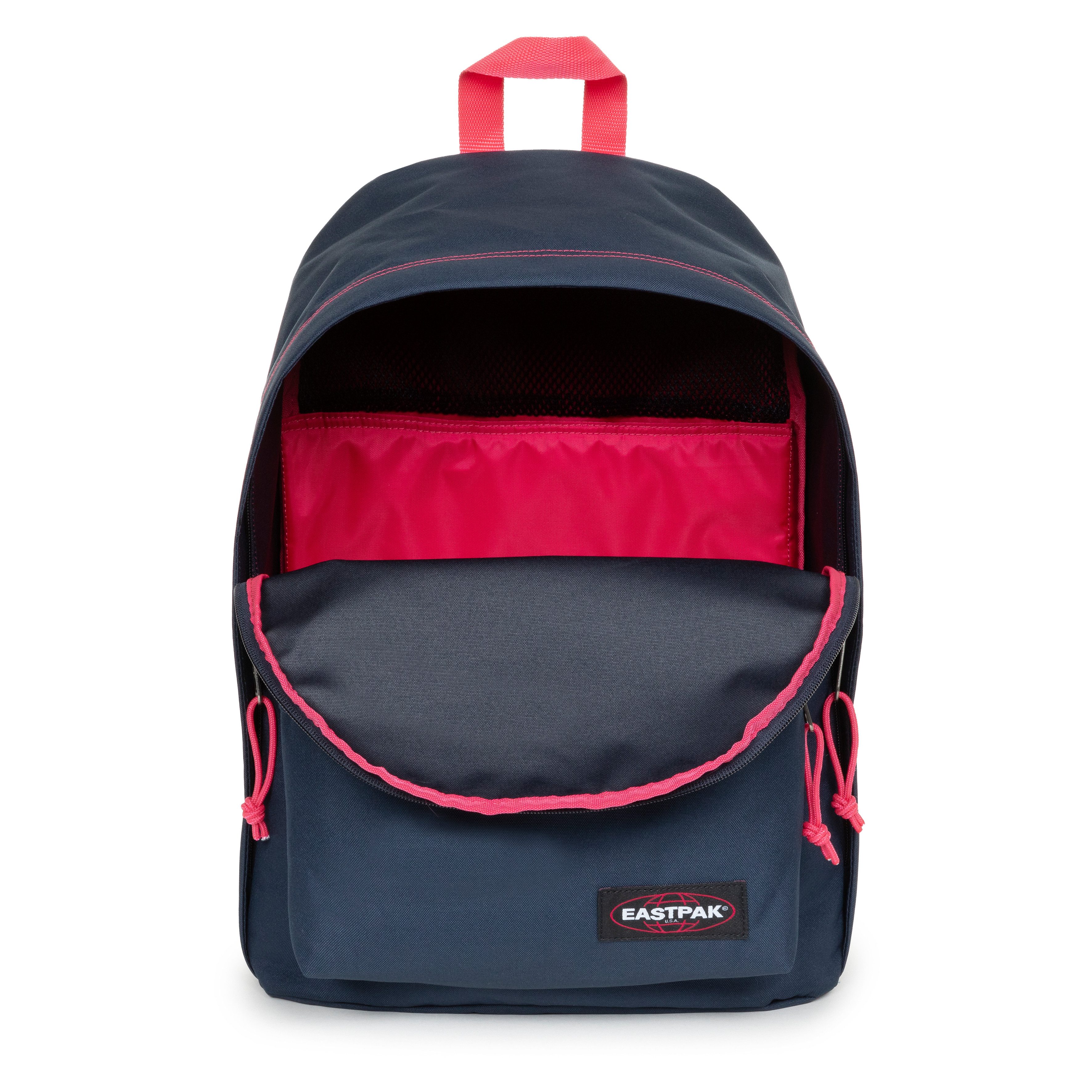 Eastpak Freizeitrucksack OUT OF OFFICE, Unisex Schulrucksack, Businessrucksack mit Logo-Aufnäher