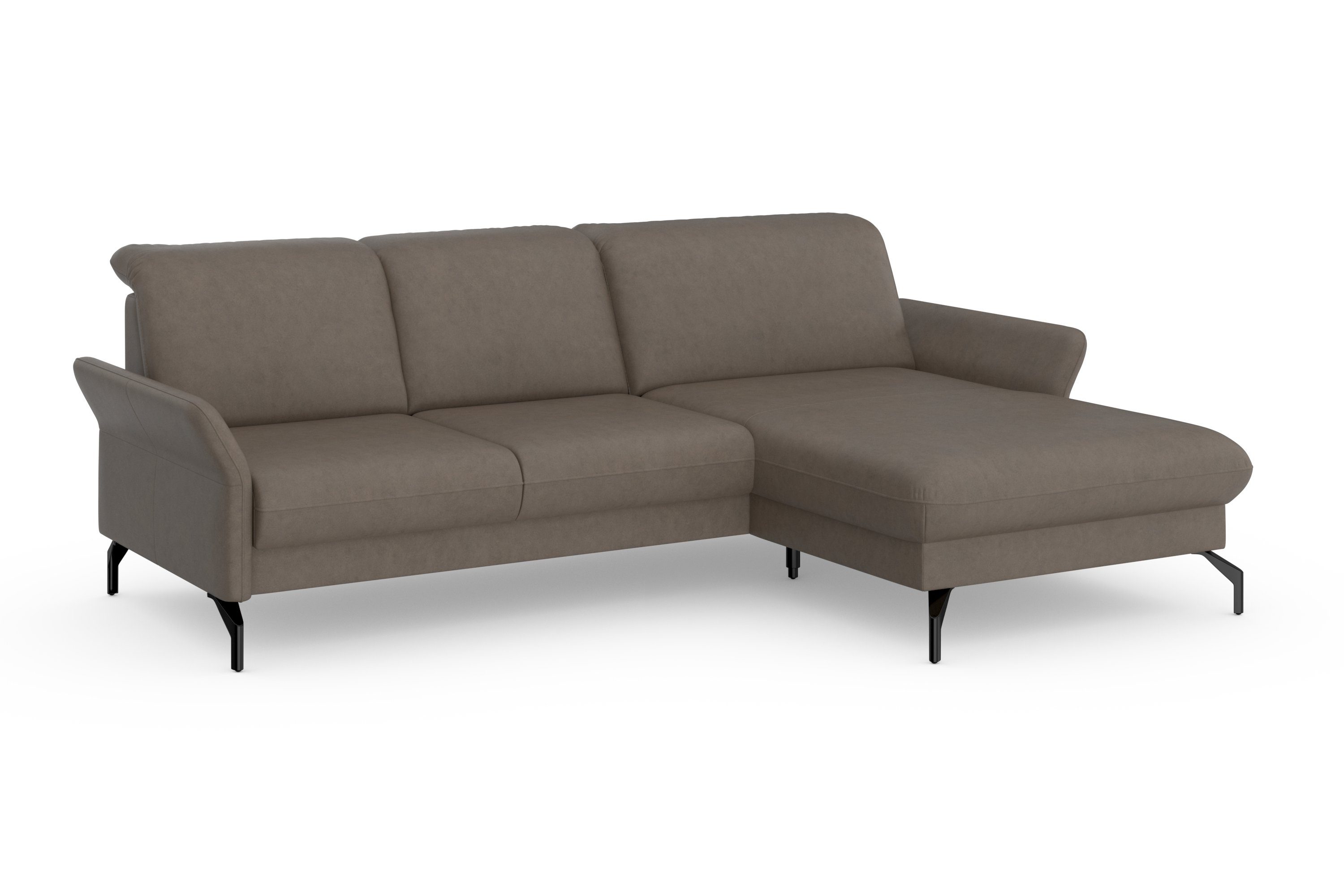 sit&more Ecksofa Fashion, wahlweise motorisch und Kopfteilverstellung Vorziehsitz, mit