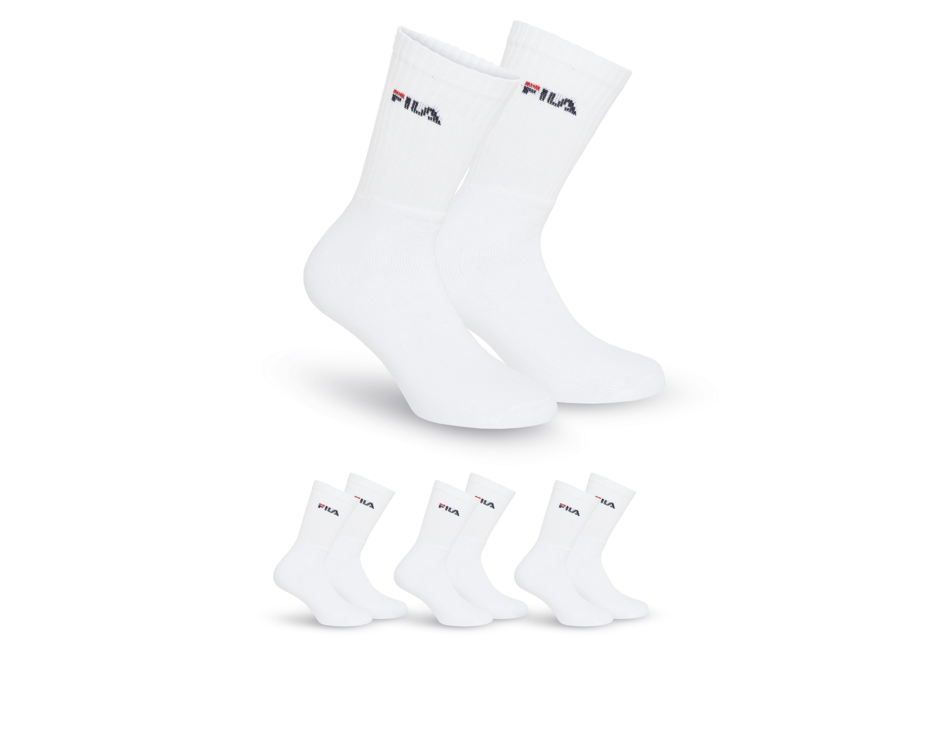 Fila Tennissocken UNISEX CREW TENNIS FULL TERRY SOCKS (3-Paar) mit dezentem günstig online kaufen
