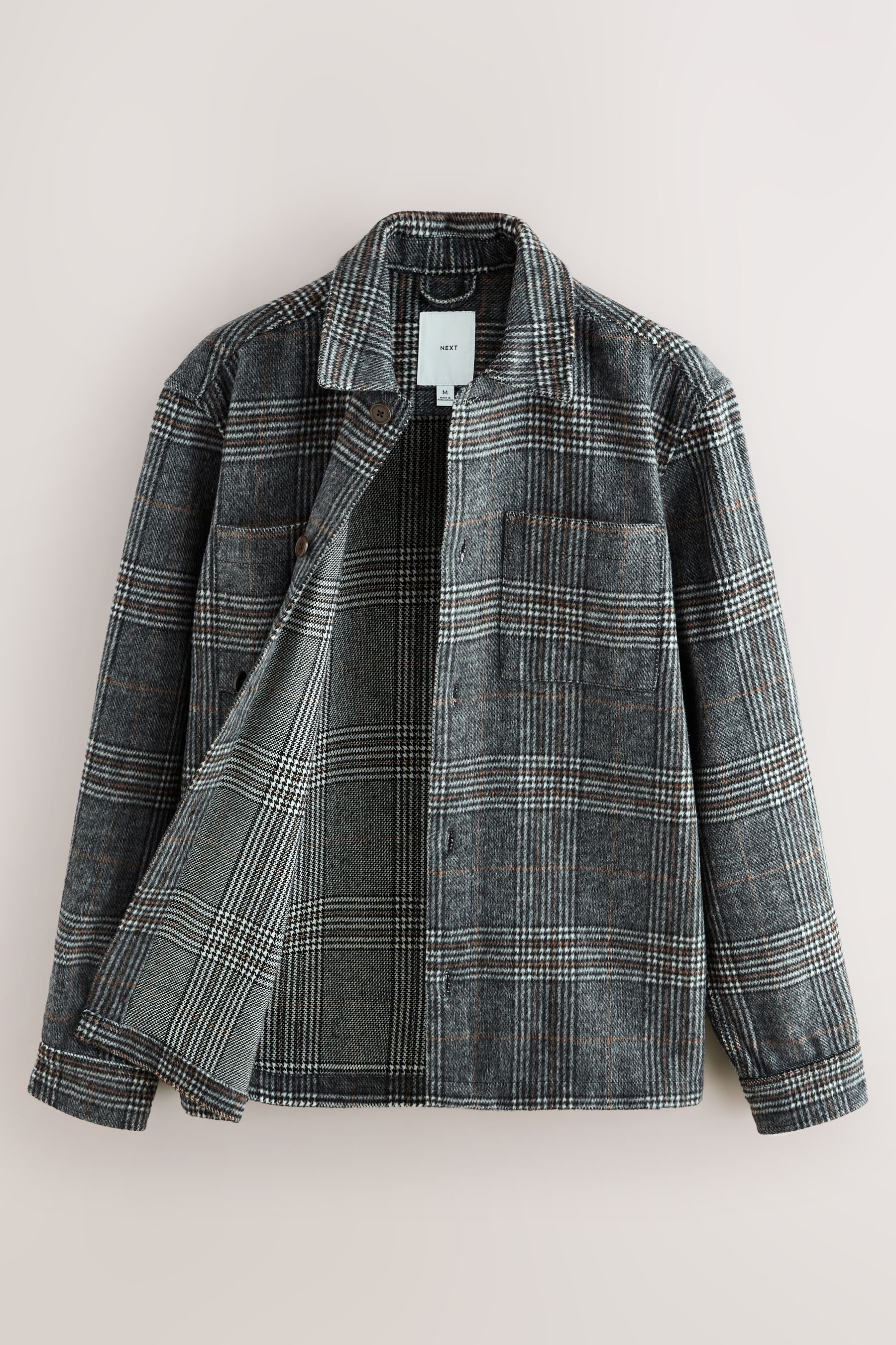 Next Hemdjacke Karierte Hemdjacke (1-St)