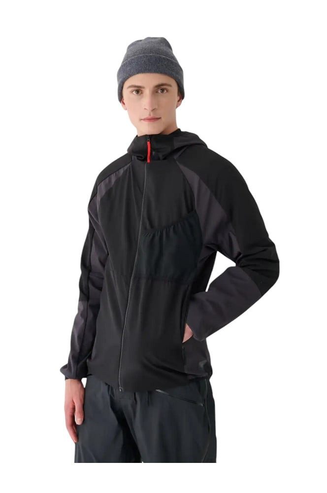 4F Allwetterjacke Trekking-Wanderjacke Technical M518 (PrimaLoft Active, warm) schwarz