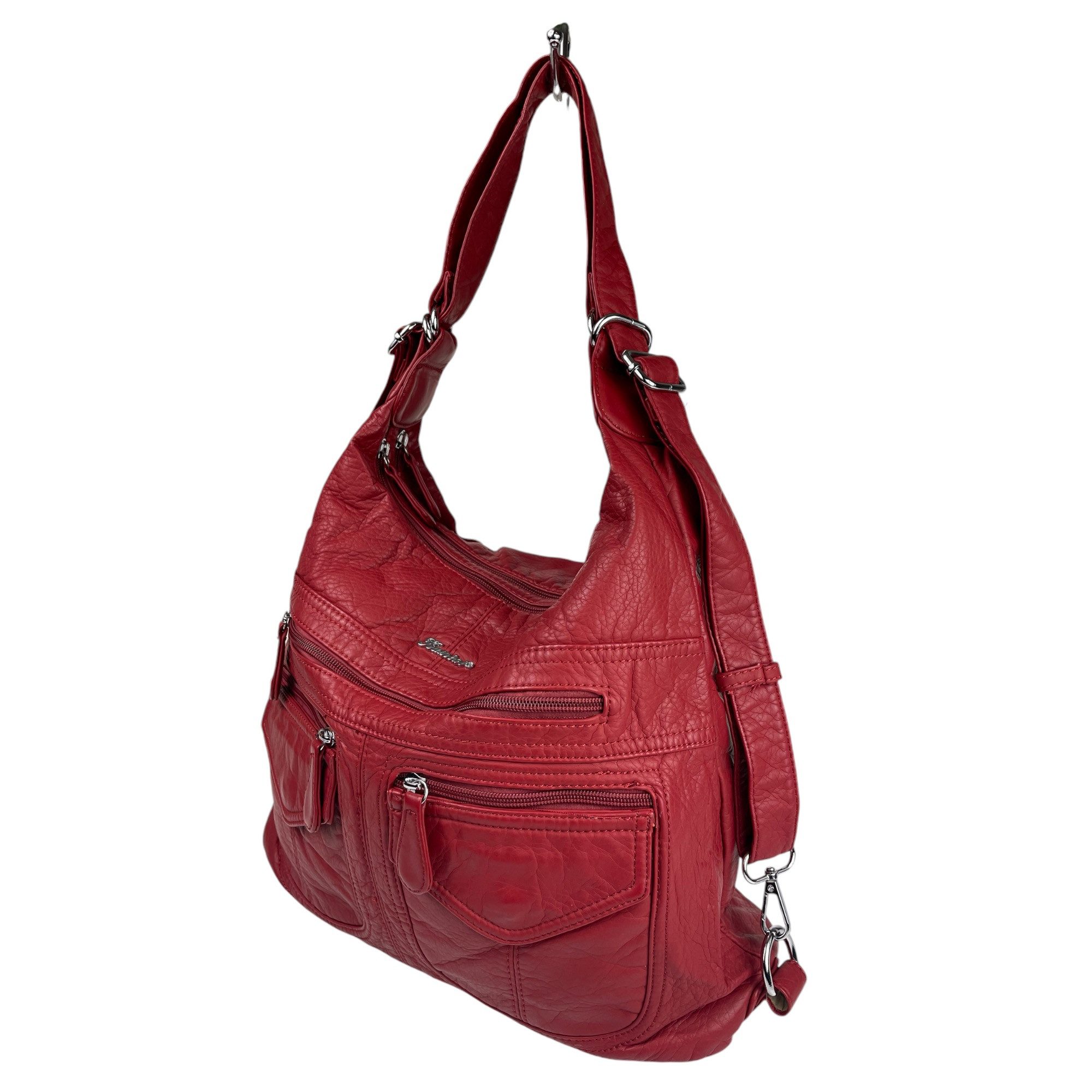 Taschen4life Schultertasche Rucksacktasche AK3435 Multifunktionstasche Schultertasche, Rucksack