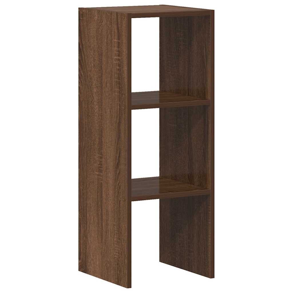 vidaXL Fächerschrank Bücherregal Stapelbar Braun Eichen-Optik günstig online kaufen