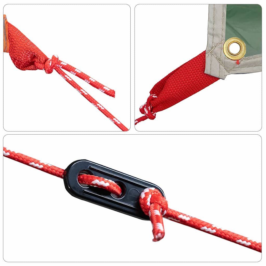 furnicato Faltzelt Wasserfeste Plane Grün, (1 tlg)