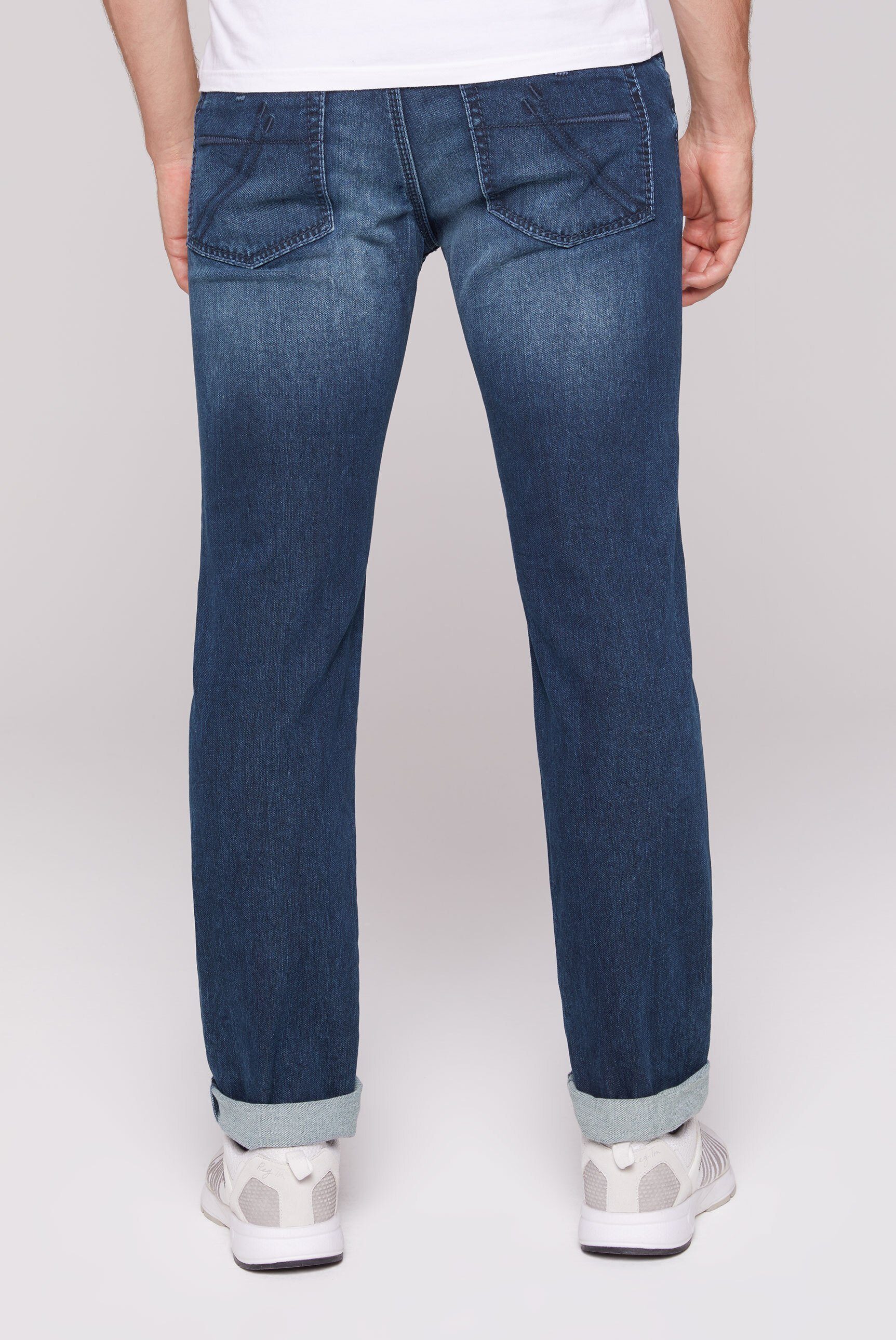 CAMP DAVID Regular-fit-Jeans mit Bleaching-Effekten