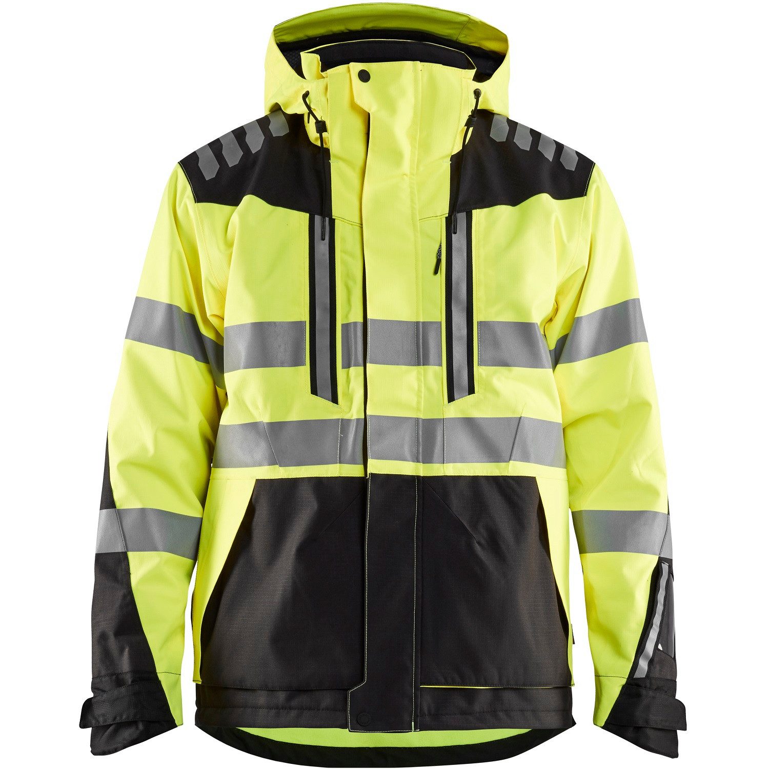 Bläkläder Arbeitsjacke Warnschutz Regenjacke "4496"