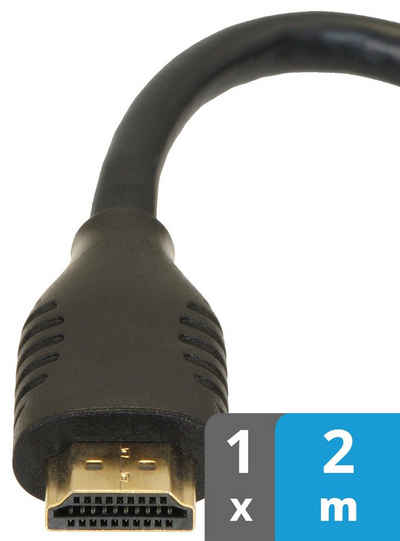 valonic valonic - HDMI Kabel, 2m, Full HD, Ethernet HDMI-Kabel, HDMI Typ A, HDMI Typ A (200 cm), HDMI