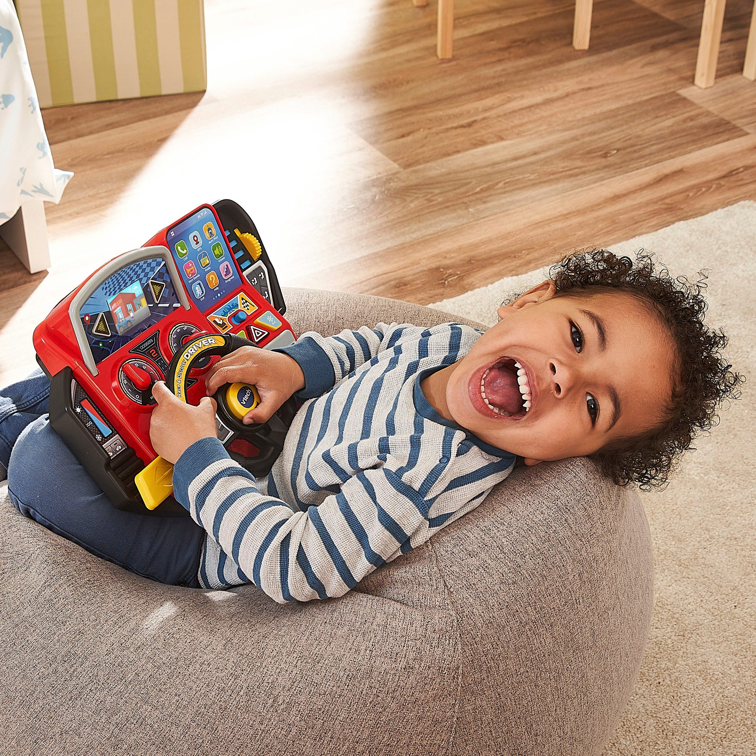 Vtech® Lernspielzeug Abenteuer Lernlenkrad, mit LCD-Farbbildschirm – Bild 3 von 5