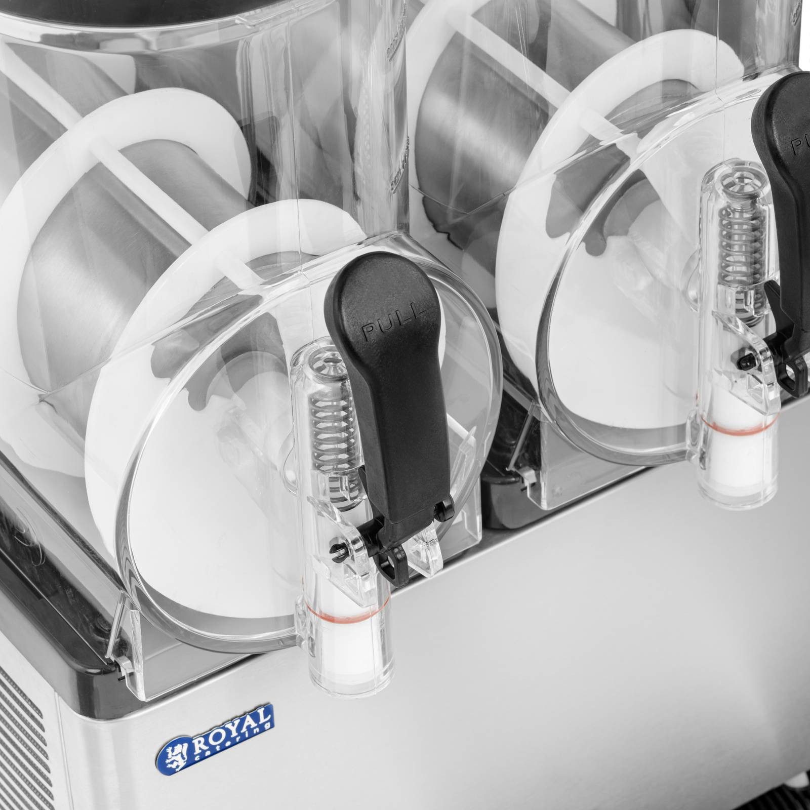 Royal Catering Slush-Eismaschine 2 x 14 L Slush-Maschine Slush-Eismaschine Ice Slushy Maschine 680W, 680 W