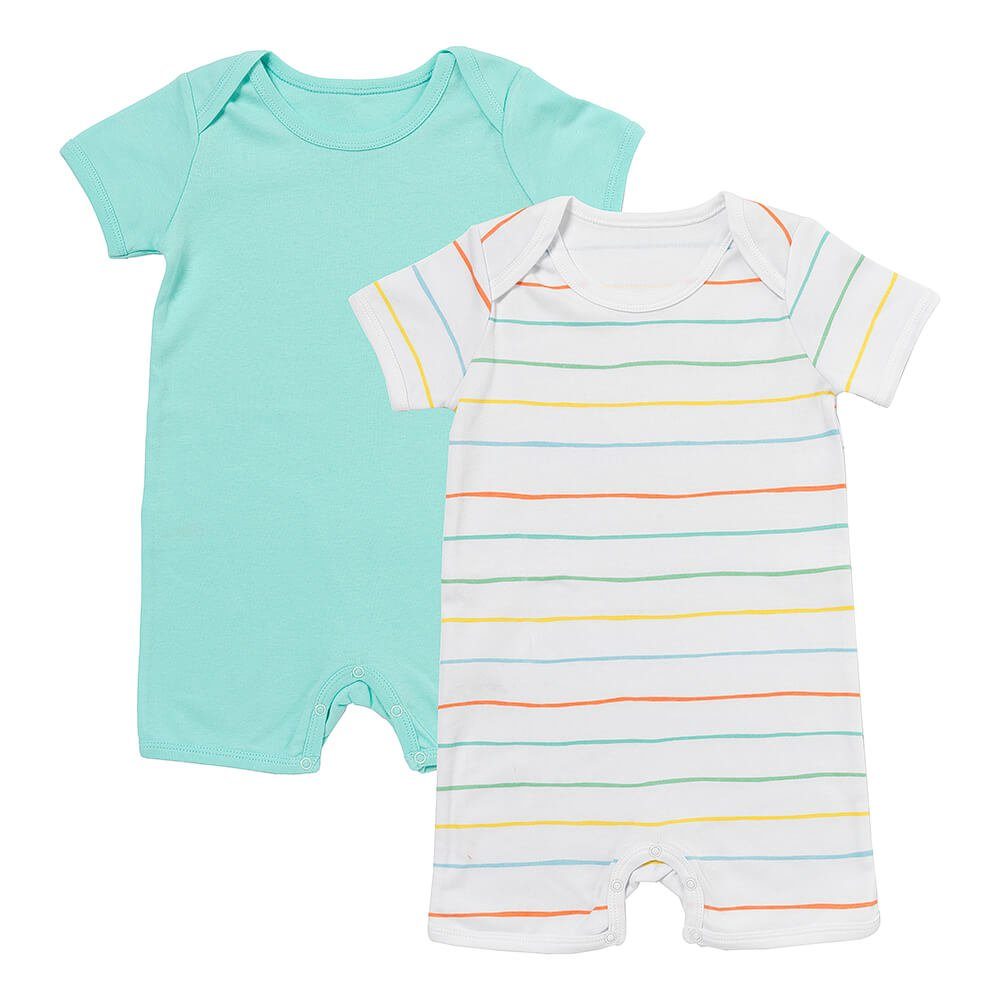 Strampler Bio Baby-Strampler kurzarm 2er-Pack OEKO-TEX zertifiziert