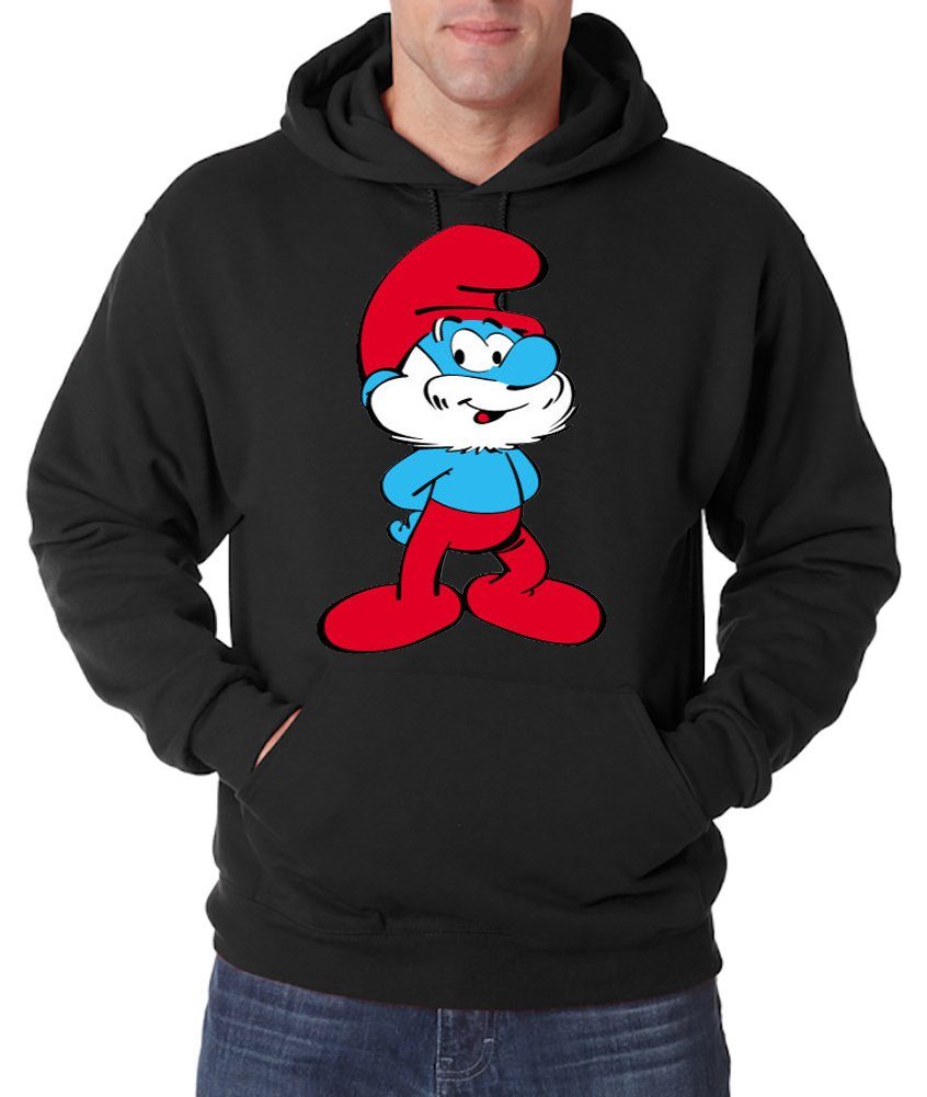 Youth Designz Kapuzenpullover Papa Schlumpf Herren Hoodie Pullover mit lustigem Cartoon Print