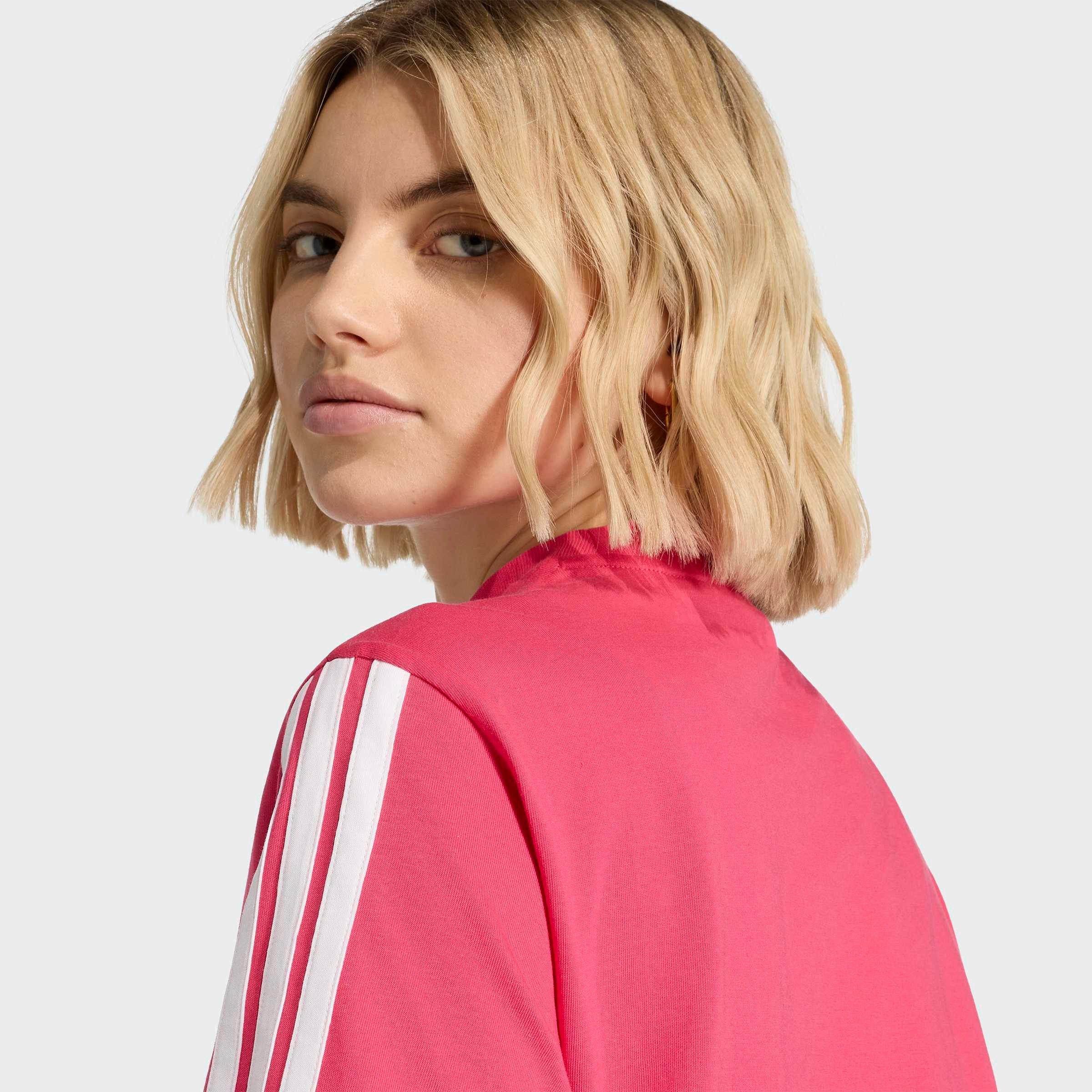 adidas Sportswear T-Shirt W 3S SJ T B klassische 3-Streifen an den Ärmeln, ohne Verschluss