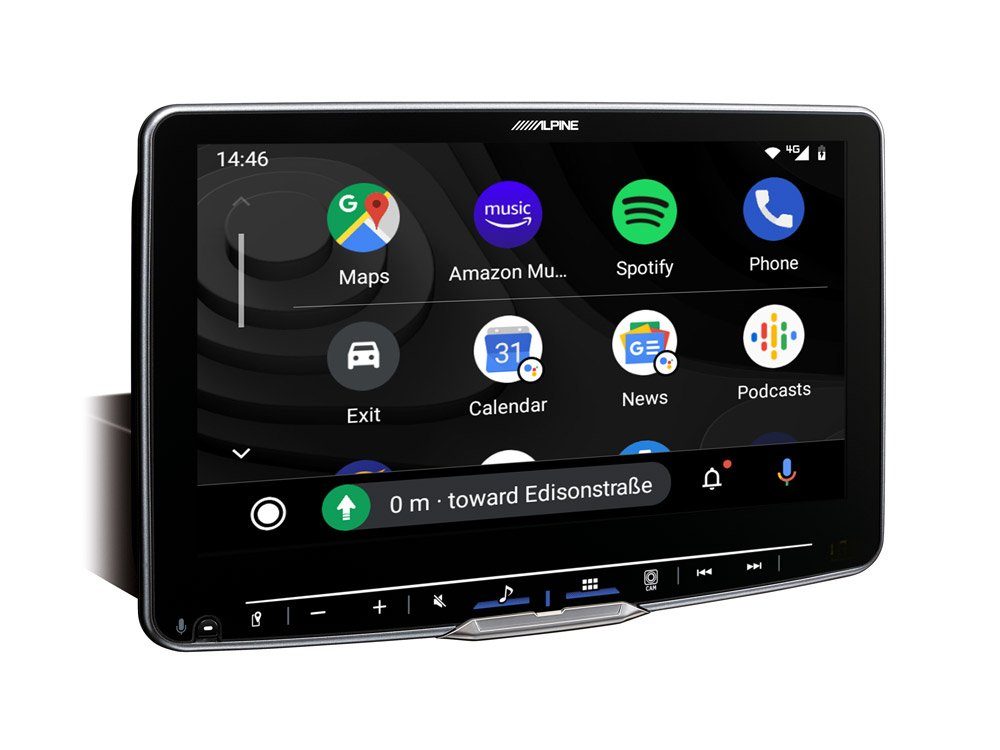 ALPINE »Alpine iLX-F905D Autoradio mit 9-Zoll Touchscreen, DAB+,  1-DIN-Einbaugehäuse, Apple CarPlay Wireless und Android Auto Unterstützung«  Stereoanlage