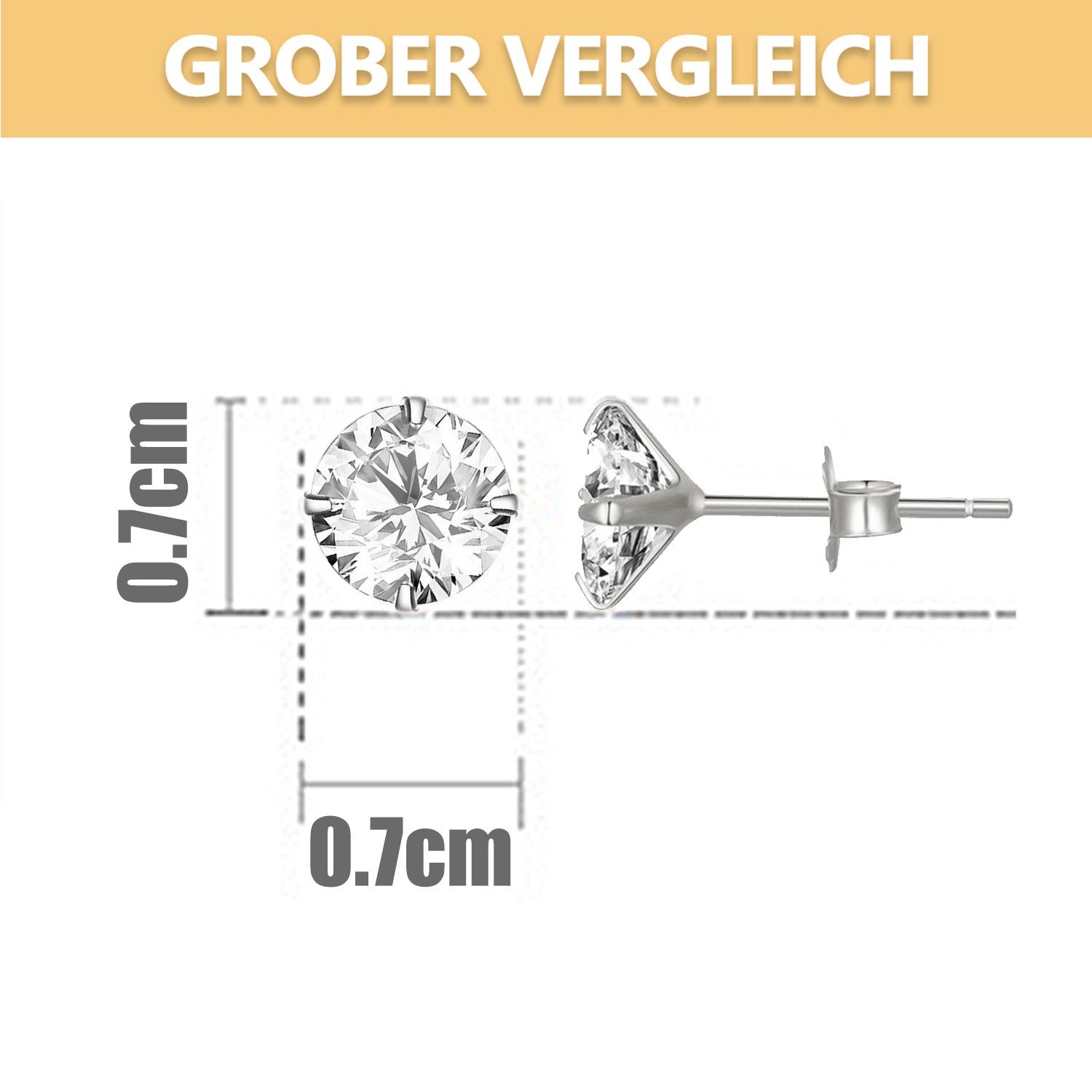 ZEUOPQ Paar Ohrstecker Paar Ohrstecker S925 günstig online kaufen