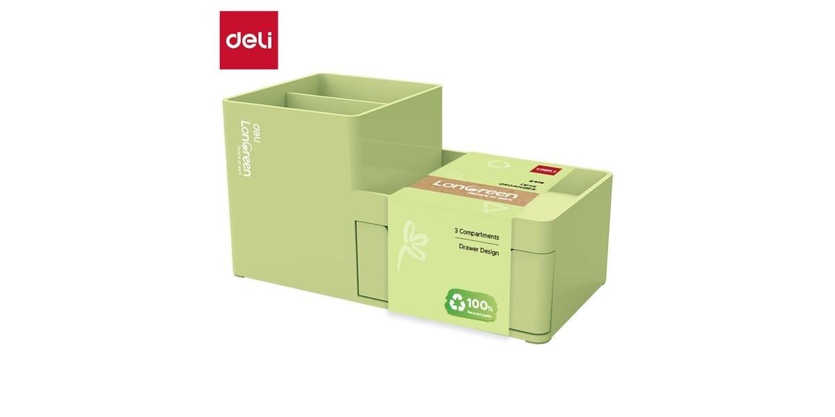 DELI Schubladenbox DELI Schreibtisch Organizer LonGreen