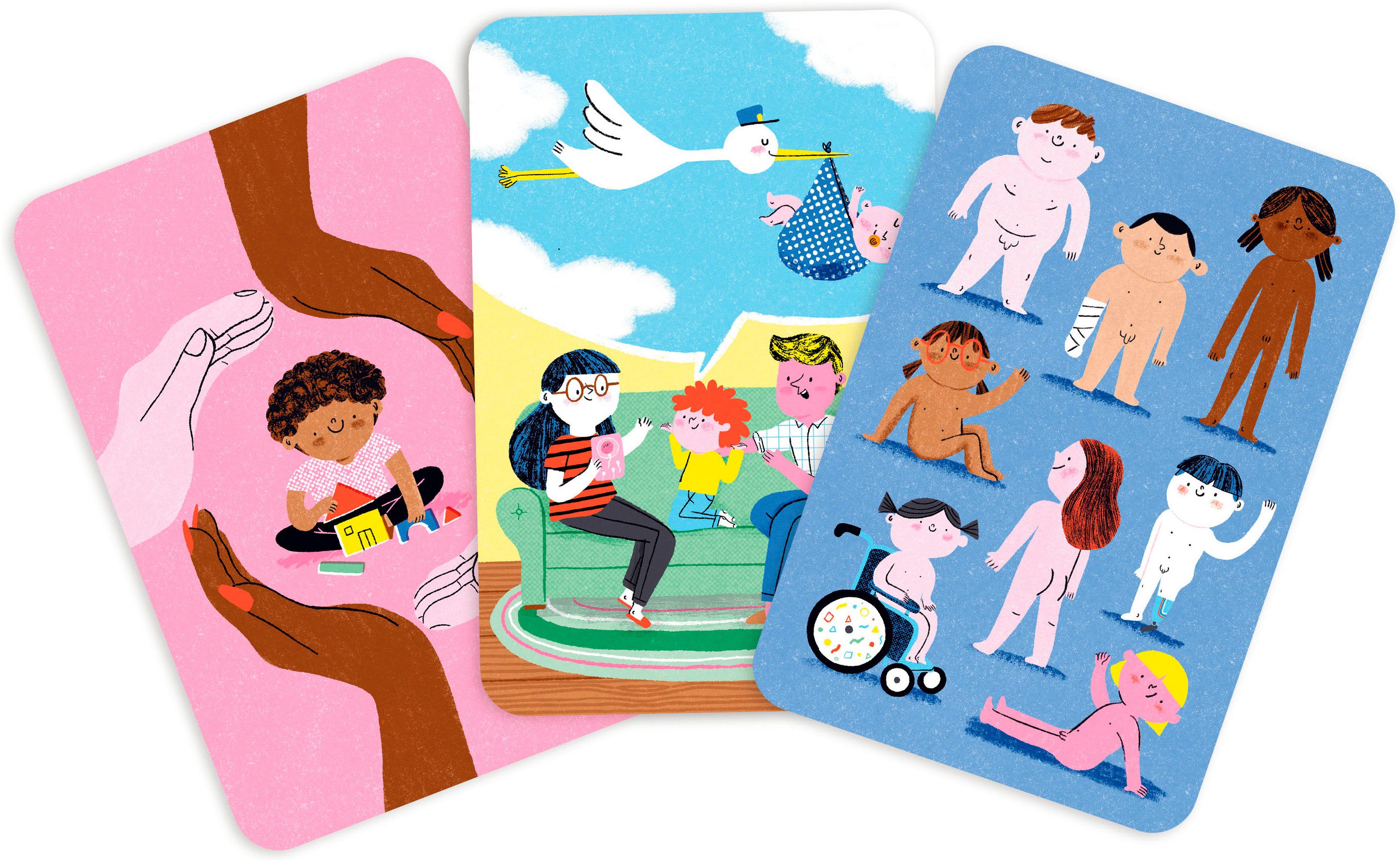 THE HAPPY GANG Spiel Mutmachkarten Mein Körper, Meine Regeln, Familienspiel