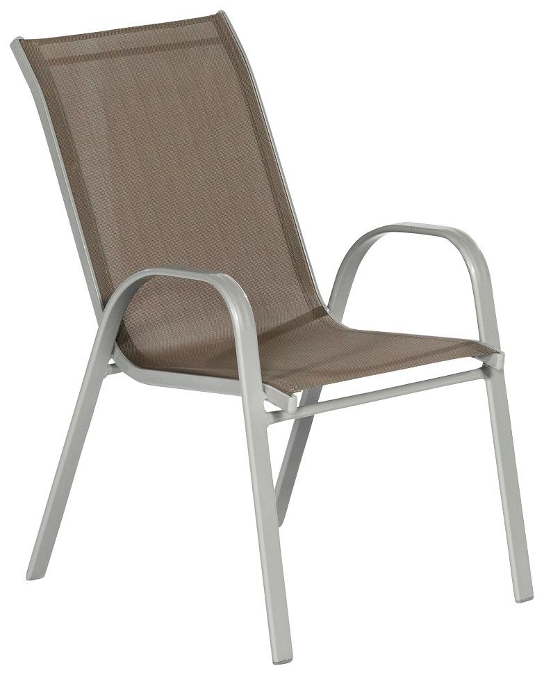 Niedrigster Preis im Land! MERXX Gartensessel Sorrento Aluminium/Textil (1-St), braun