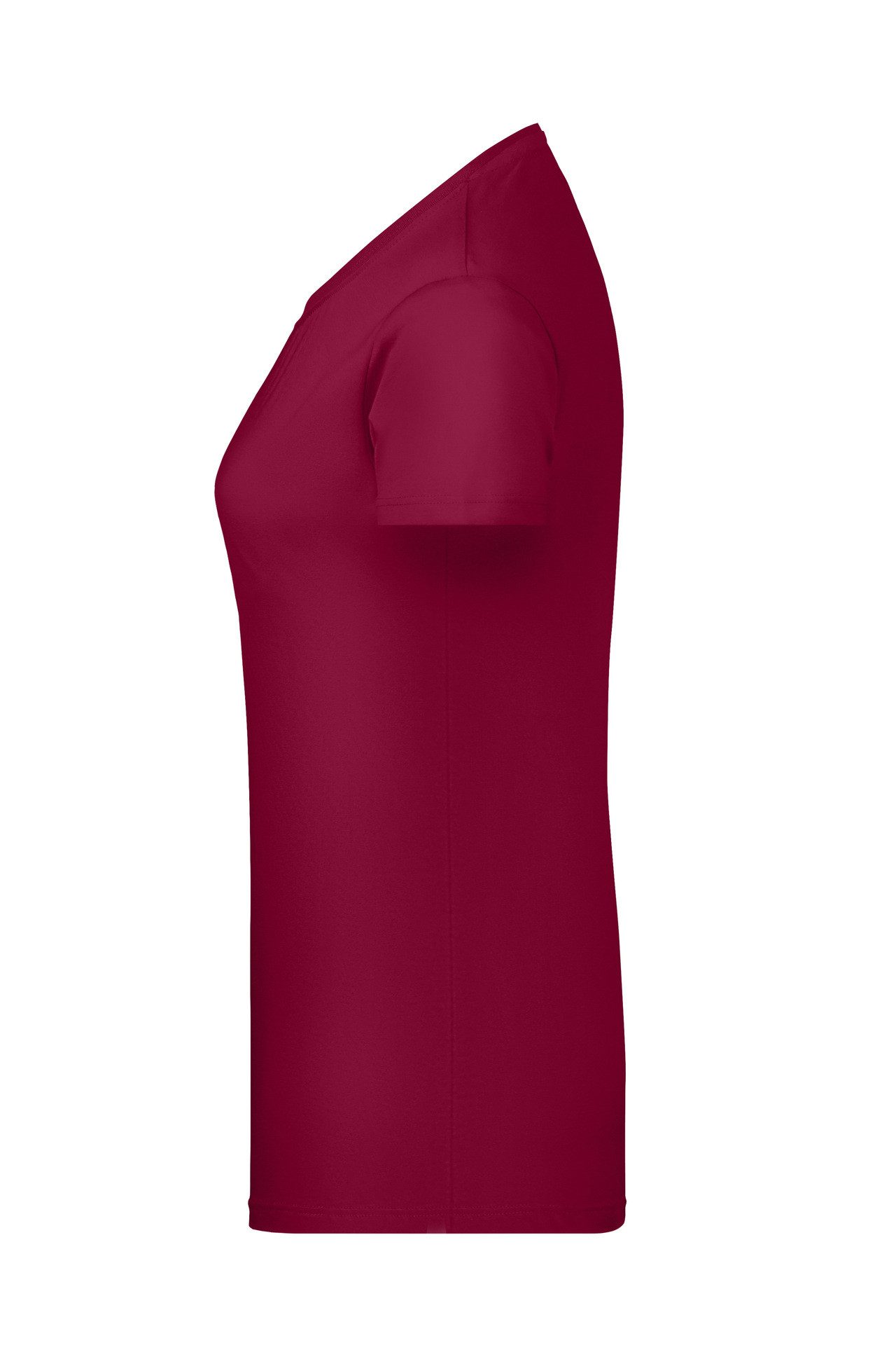 James & Nicholson T-Shirt Doppelpack leicht tailliertes klassisches Damen basic T-Shirt 8007 (Doppelpack, 2er-Pack) 100% gekämmte, ringesponnene BIO-Baumwolle – Bild 3 von 5