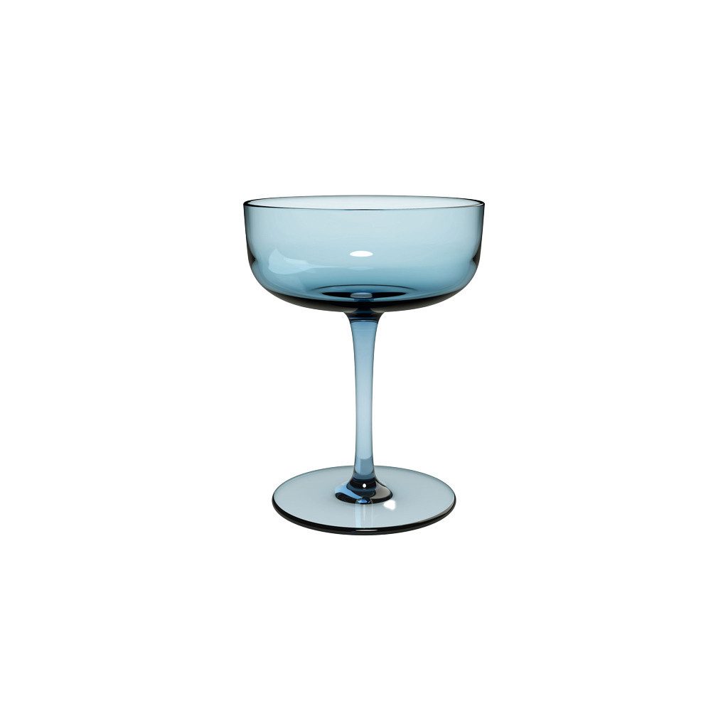 like. by Villeroy & Boch Sektglas Like Sektschale, 2-tlg., Glas, Kristallglas, 2 Stck, spülmaschinenfest