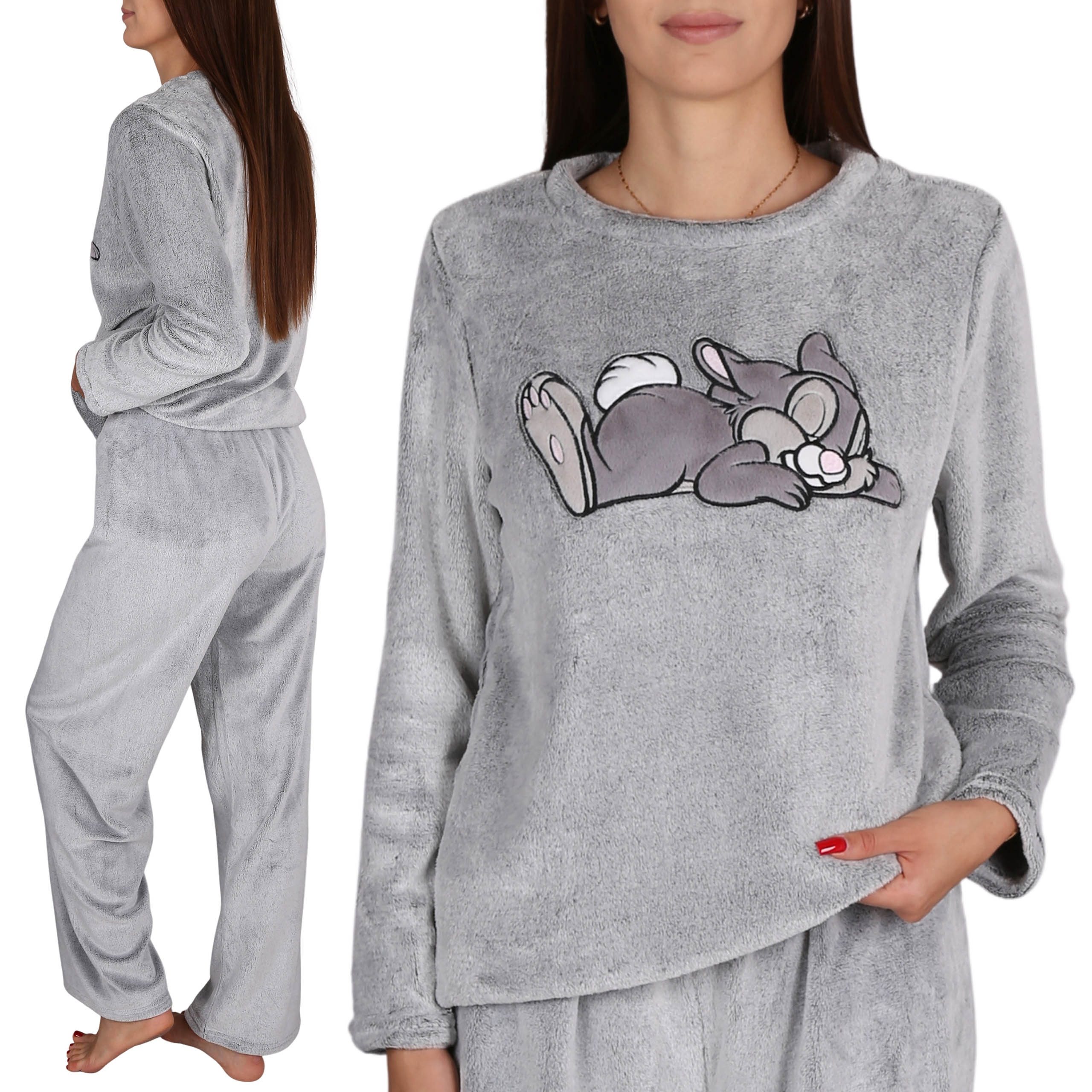Sarcia.eu Pyjama Disney Klopfer Damen Fleece-Pyjama, günstig online kaufen