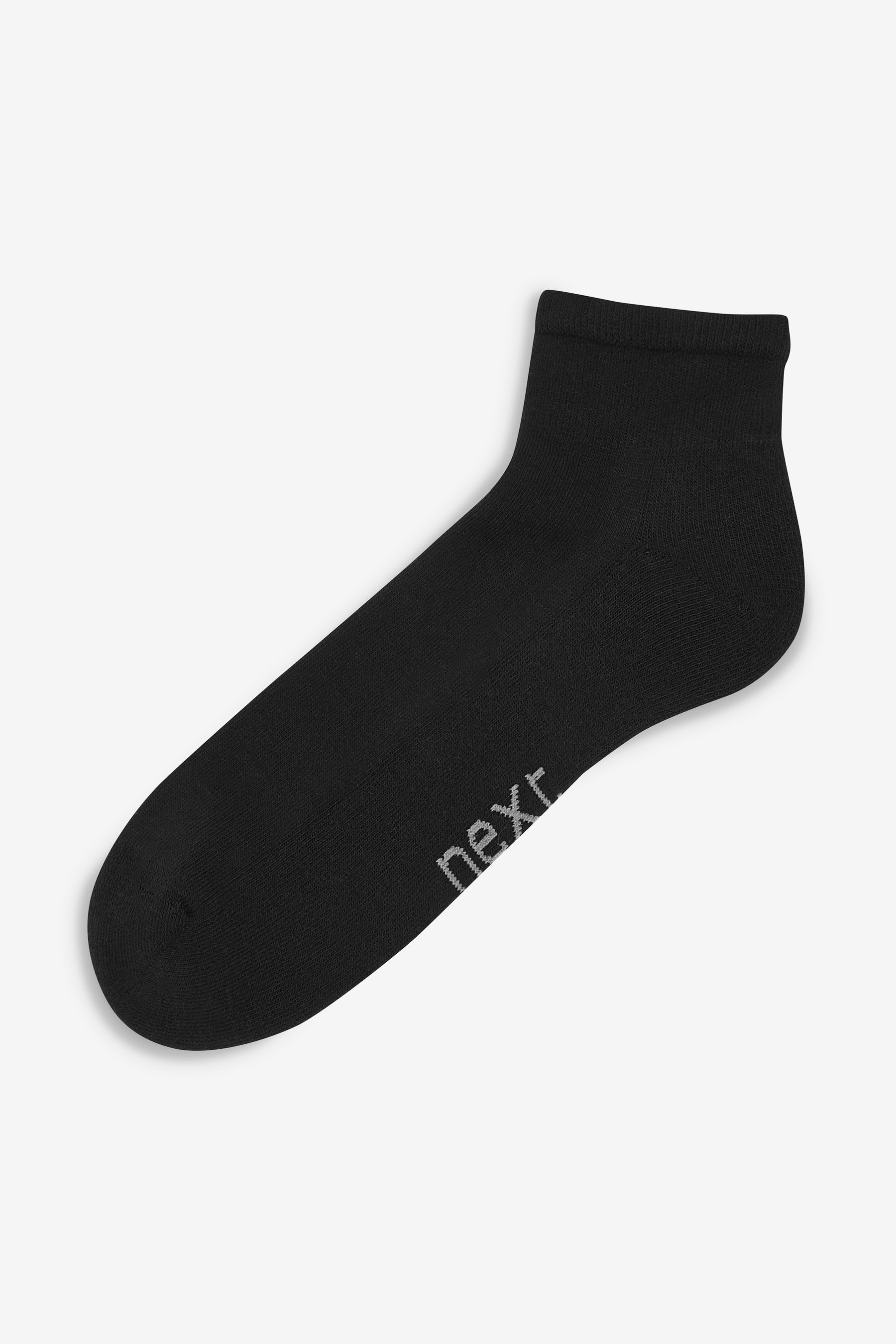 (5-Paar) mit gepolsterter 5er-Pack Black Sneakersocken Sohle Next Sneakersocken