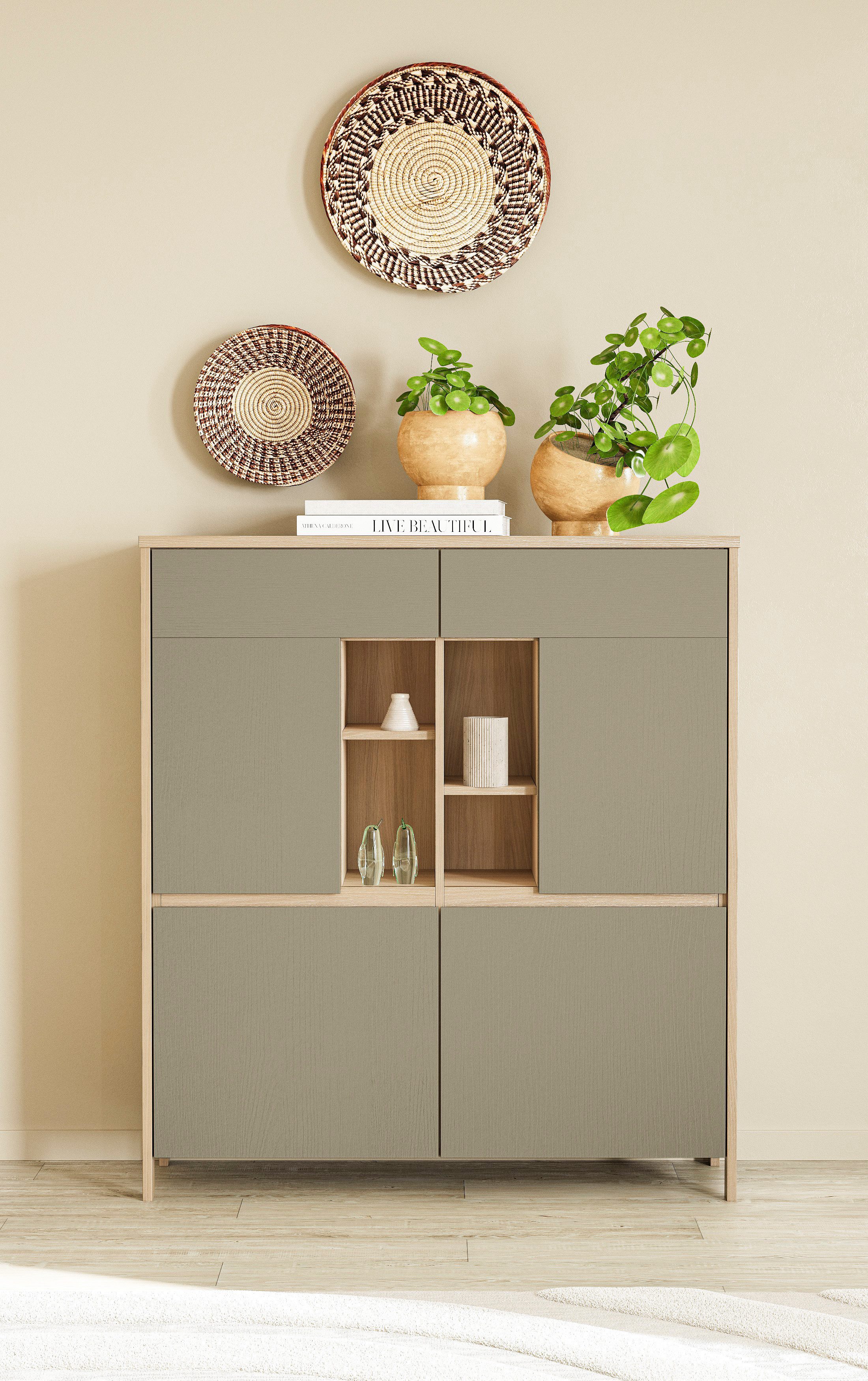 Home affaire Highboard Stranda, moderner Schrank, günstig online kaufen