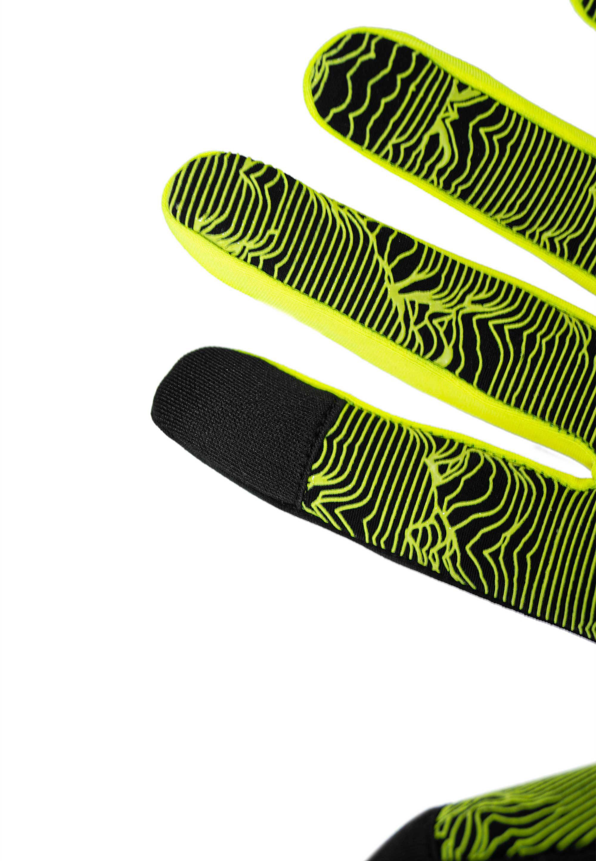 Liam praktischer Touch-Funktion Reusch Skihandschuhe gelb-schwarz TOUCH-TEC™ mit