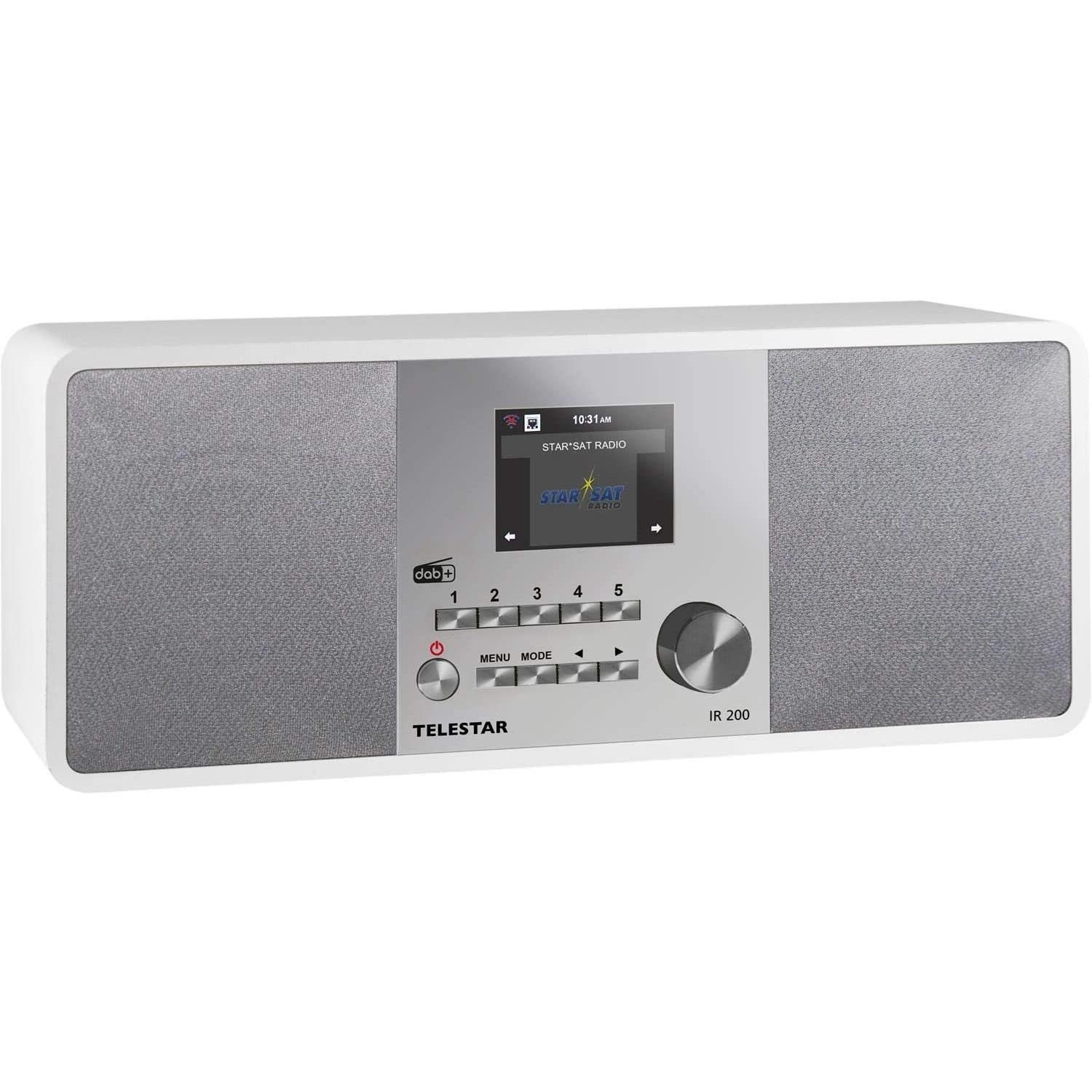 TELESTAR IR 200 Internet/DAB+ Digitalradio Stereo Sound UKW WLAN, LAN, Aux-In Digitalradio (DAB)