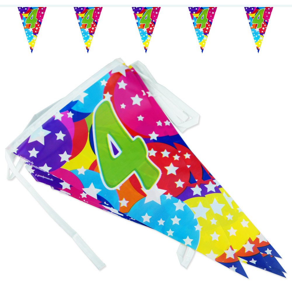 Goodymax Hängedekoration Wimpelkette Geburtstag Jubiläum