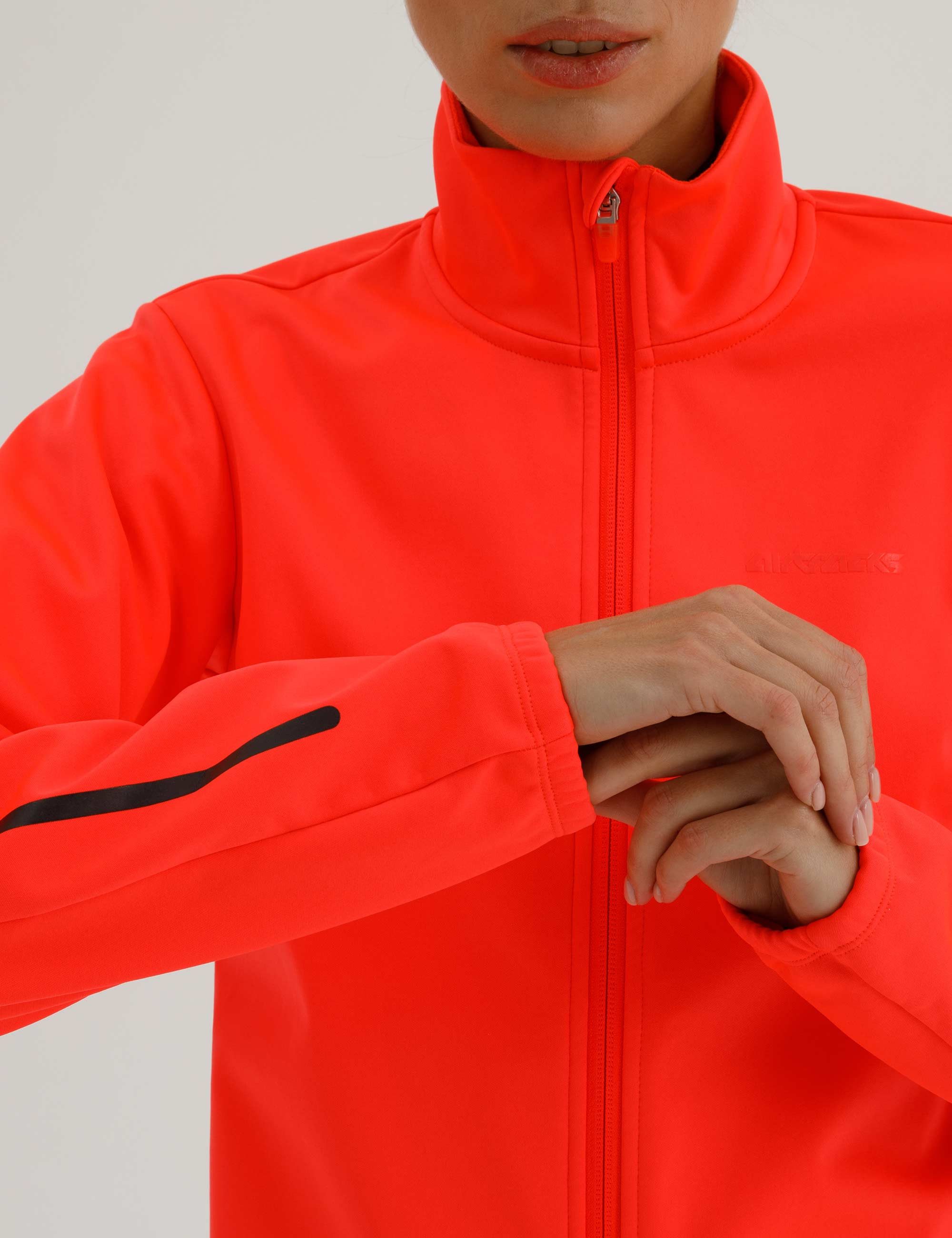 Airtracks Fahrradjacke Damen Winter Thermo Softshell Fahrradjacke Aktive Comfort Line (Softshell - Wind und Wasserdicht, Funktions Jacke) für die kalte Jahresze – Bild 5 von 5